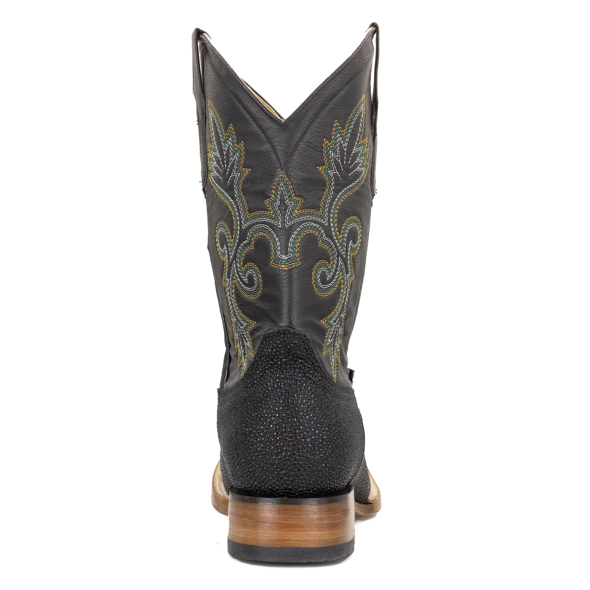 BOTA VAQUERO SM HORMA RODEO IMIT. MANTARRAYA NEGRO