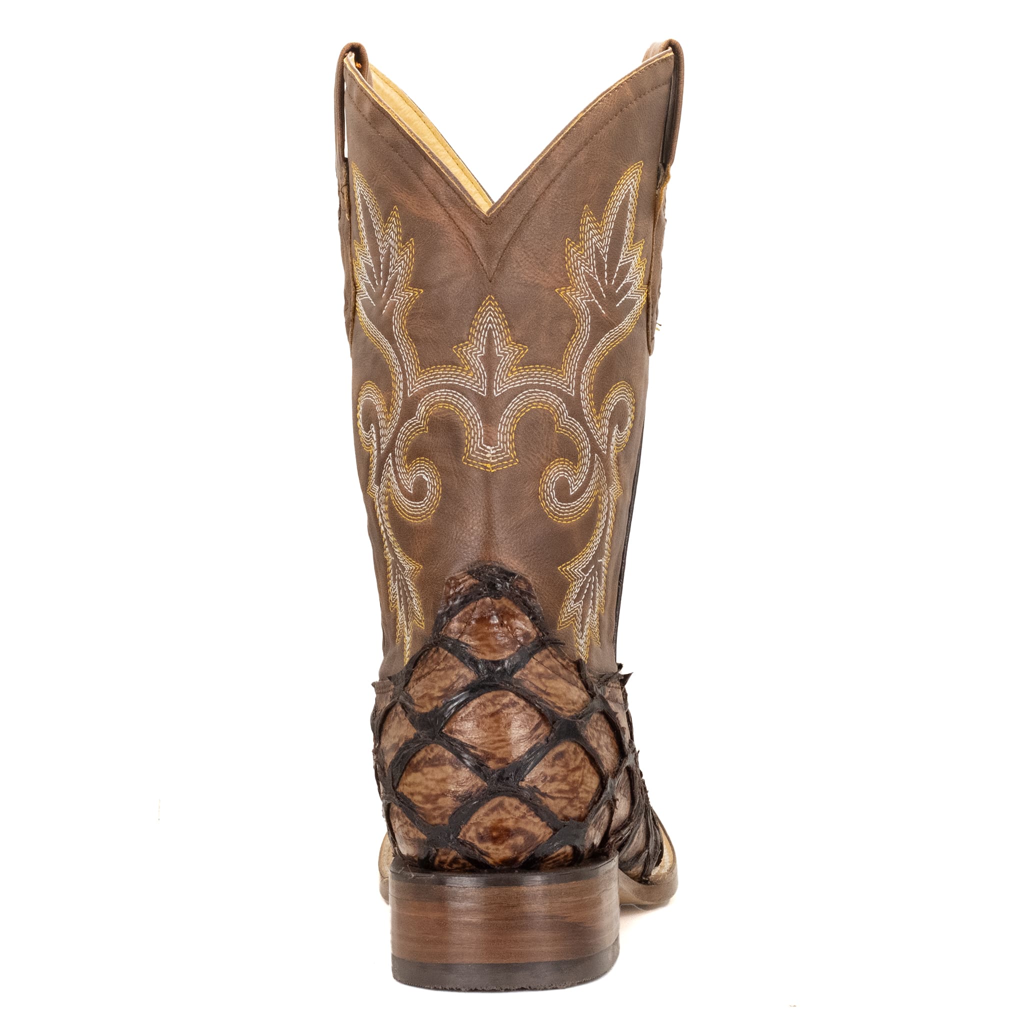 005 BOTA VAQUERO SM HORMA RODEO IMIT. PESCADO COÑAC.