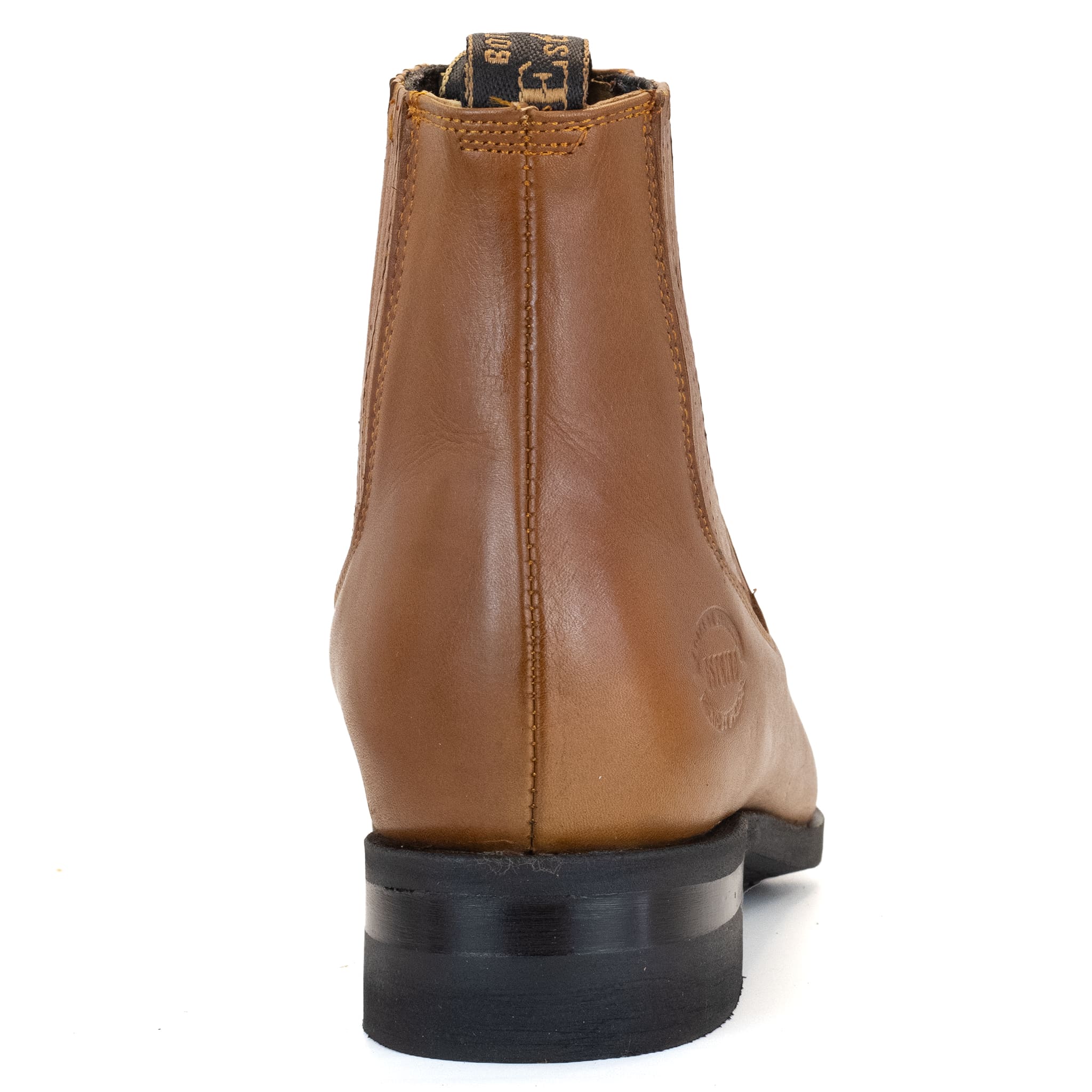 BOTIN ESTRIBO CHARRO SUELA DE HULE MIEL