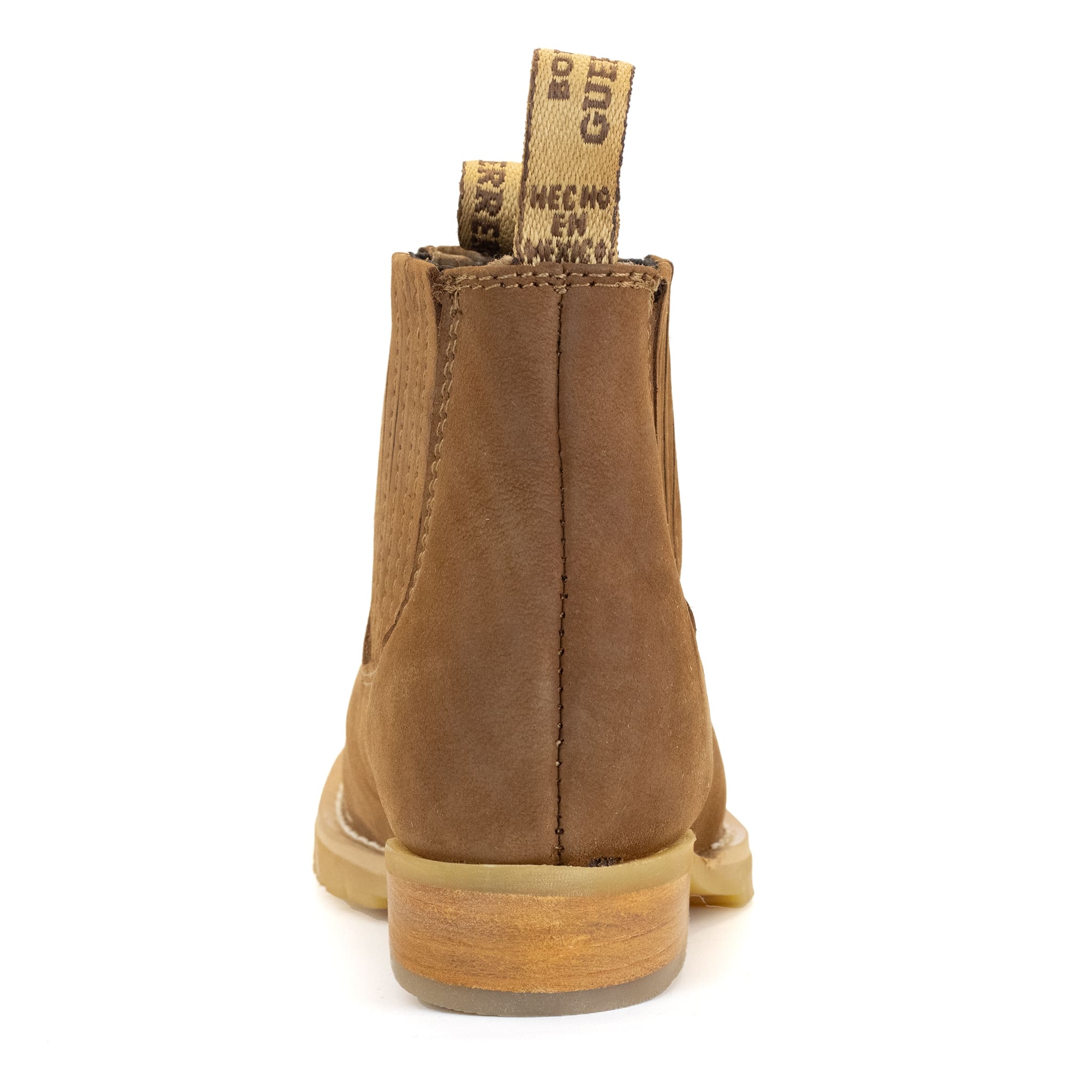 BOTIN GUERRERO CUADRADO NOBUCK ORO