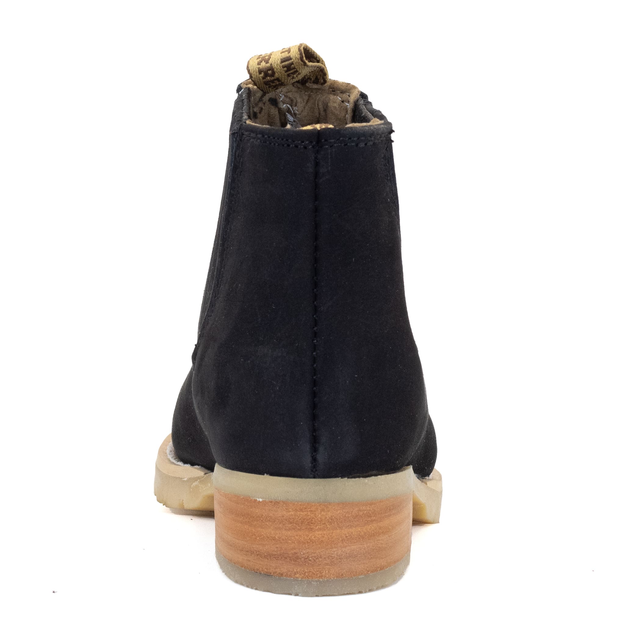 BOTIN GUERRERO REDONDO NOBUCK NEGRO