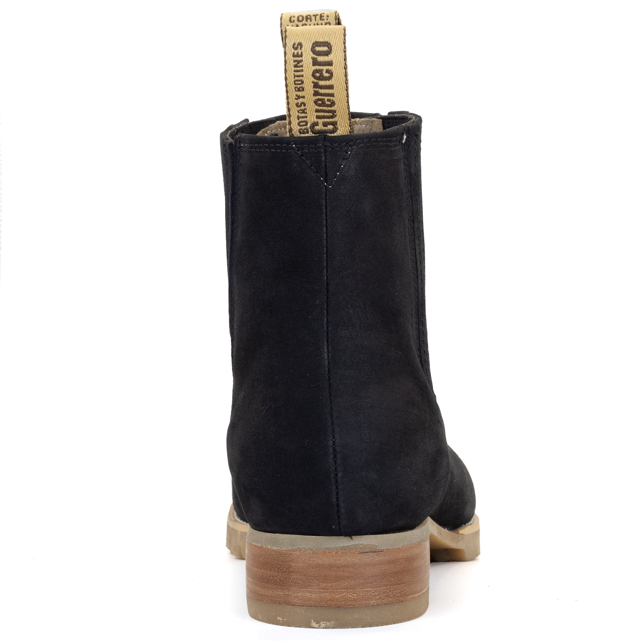 005 BOTIN GUERRERO REDONDO NOBUCK NEGRO