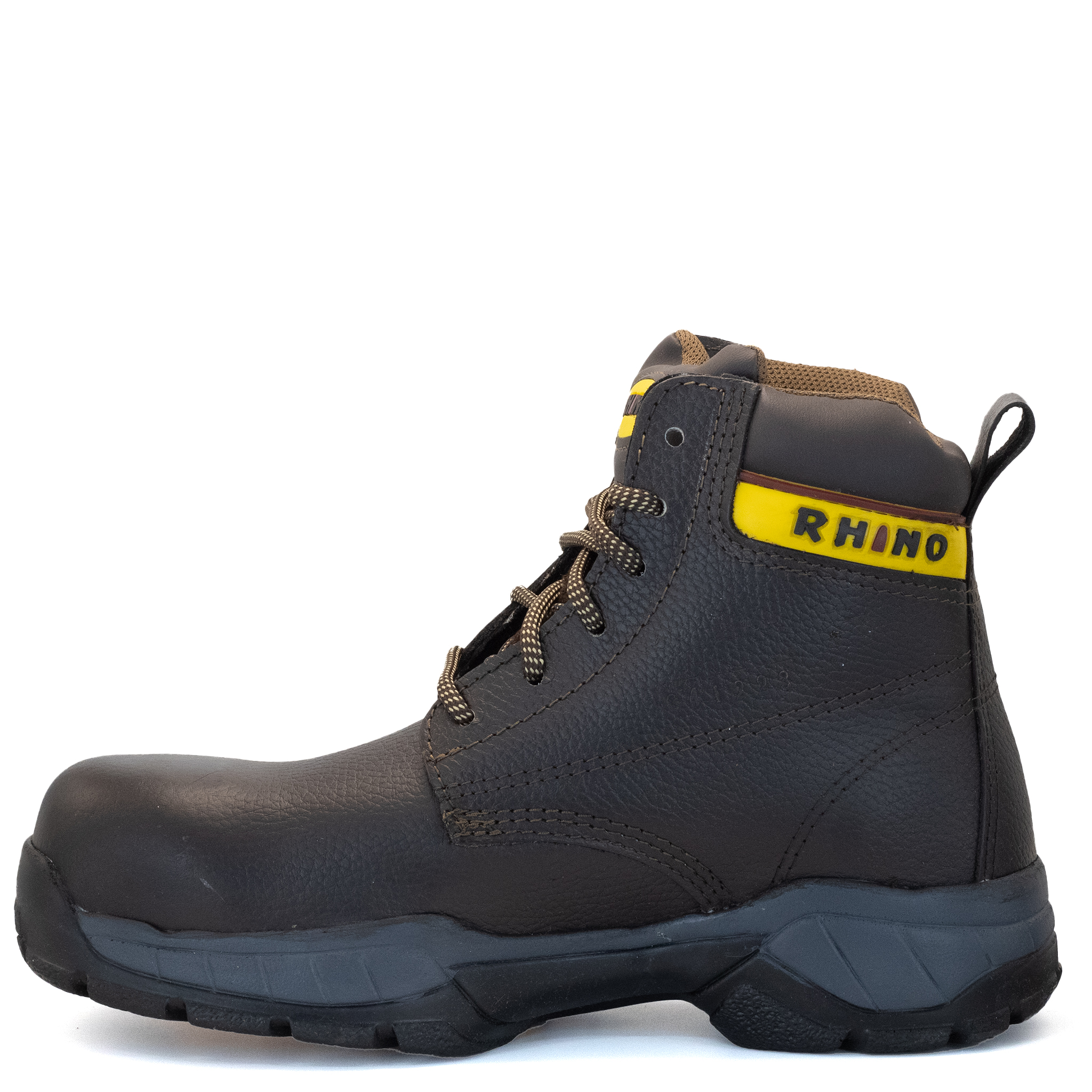 BOTA RHINO TRABAJO CON CASCO CAFE