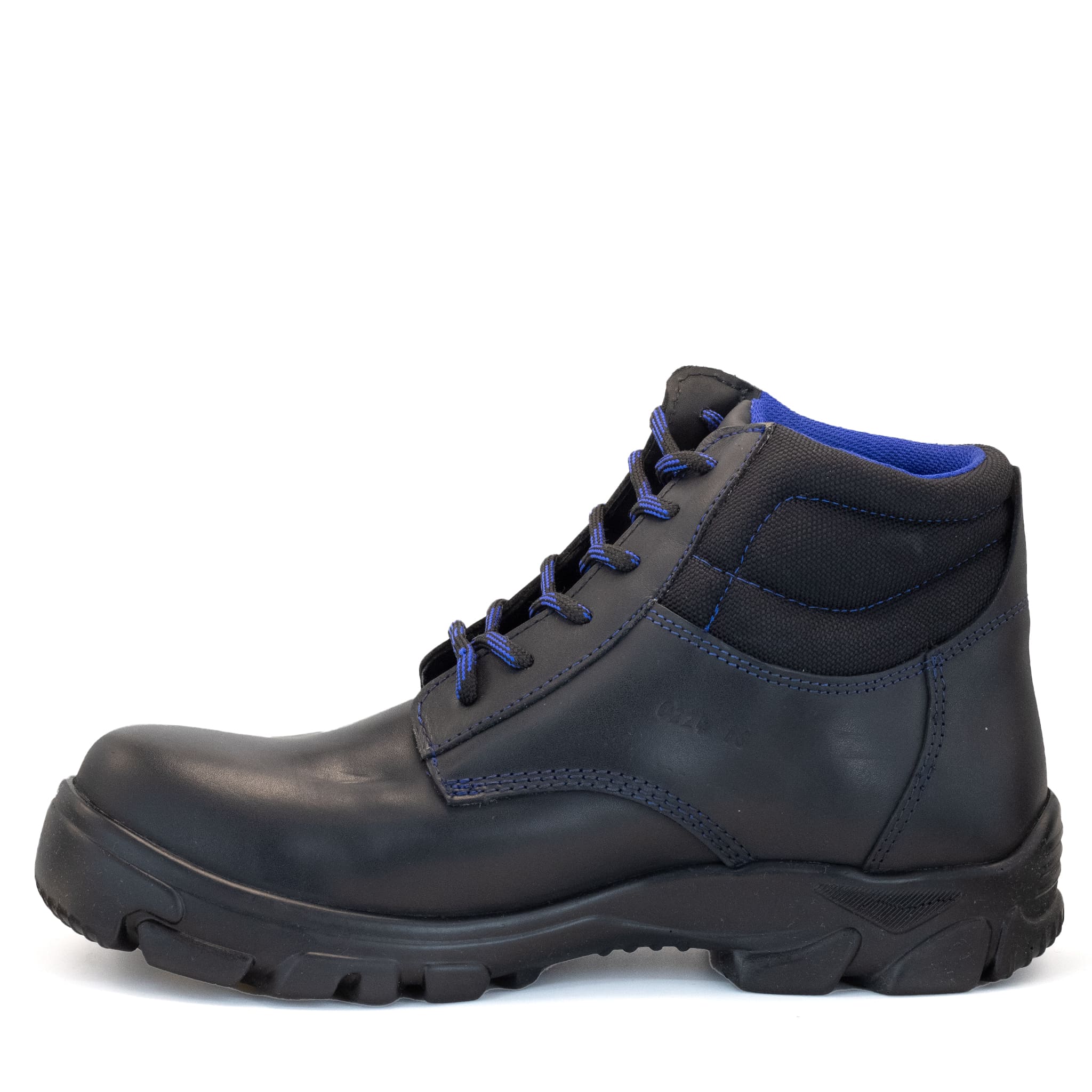 BOTA RHINO TRABAJO CON CASCO NEGRO/AZUL