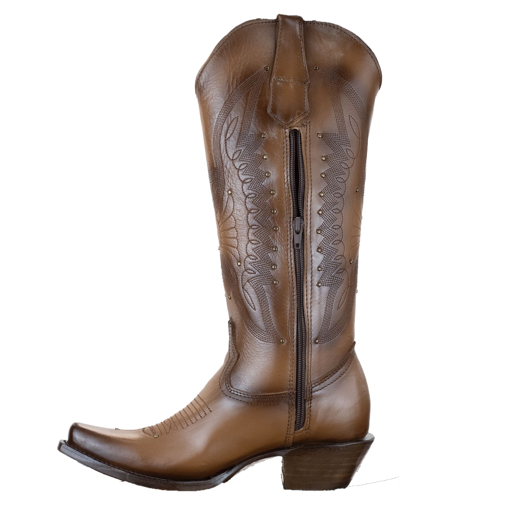 BOTA URIBES VAQUERA SEMI-PUNTAL MIEL