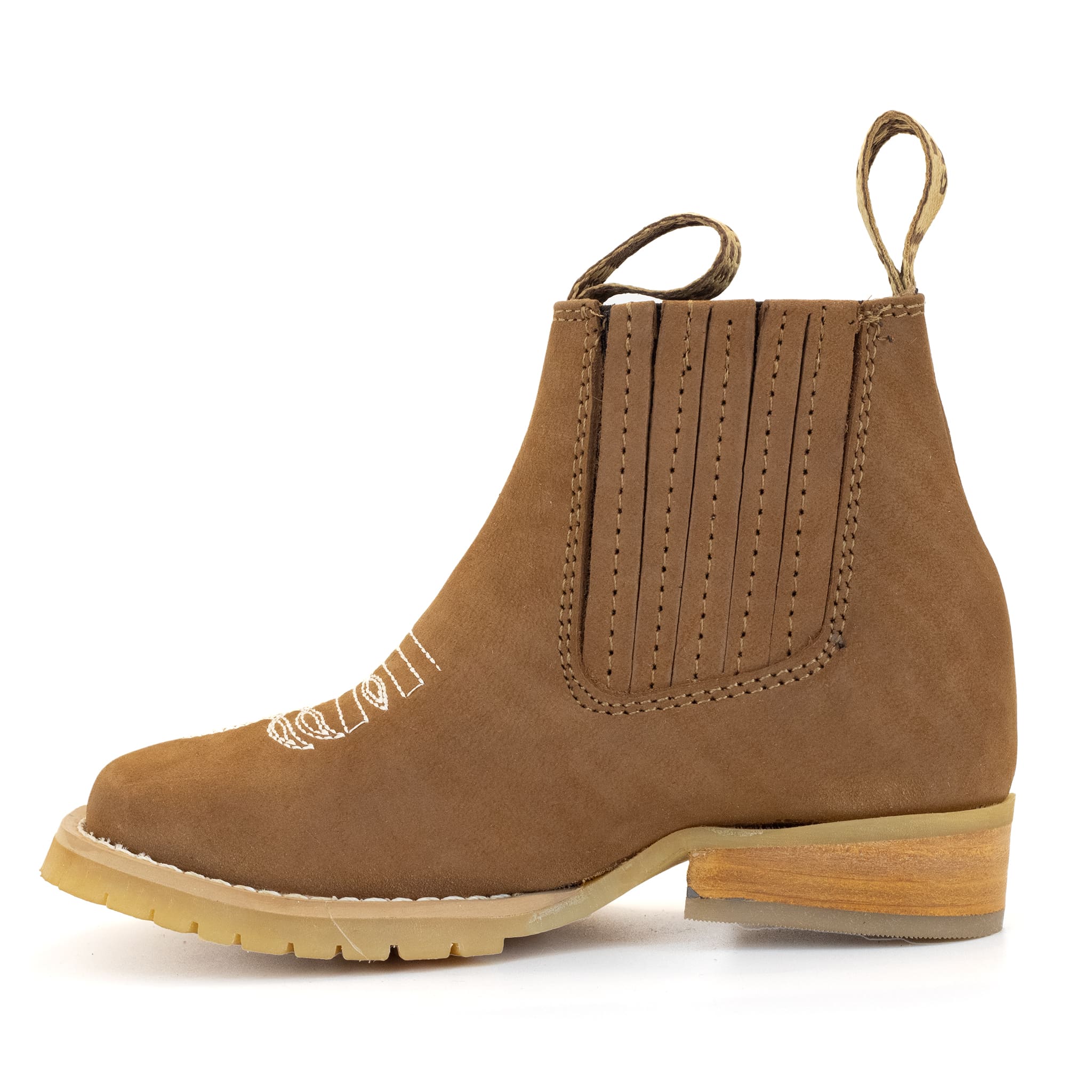 BOTIN GUERRERO CUADRADO NOBUCK ORO
