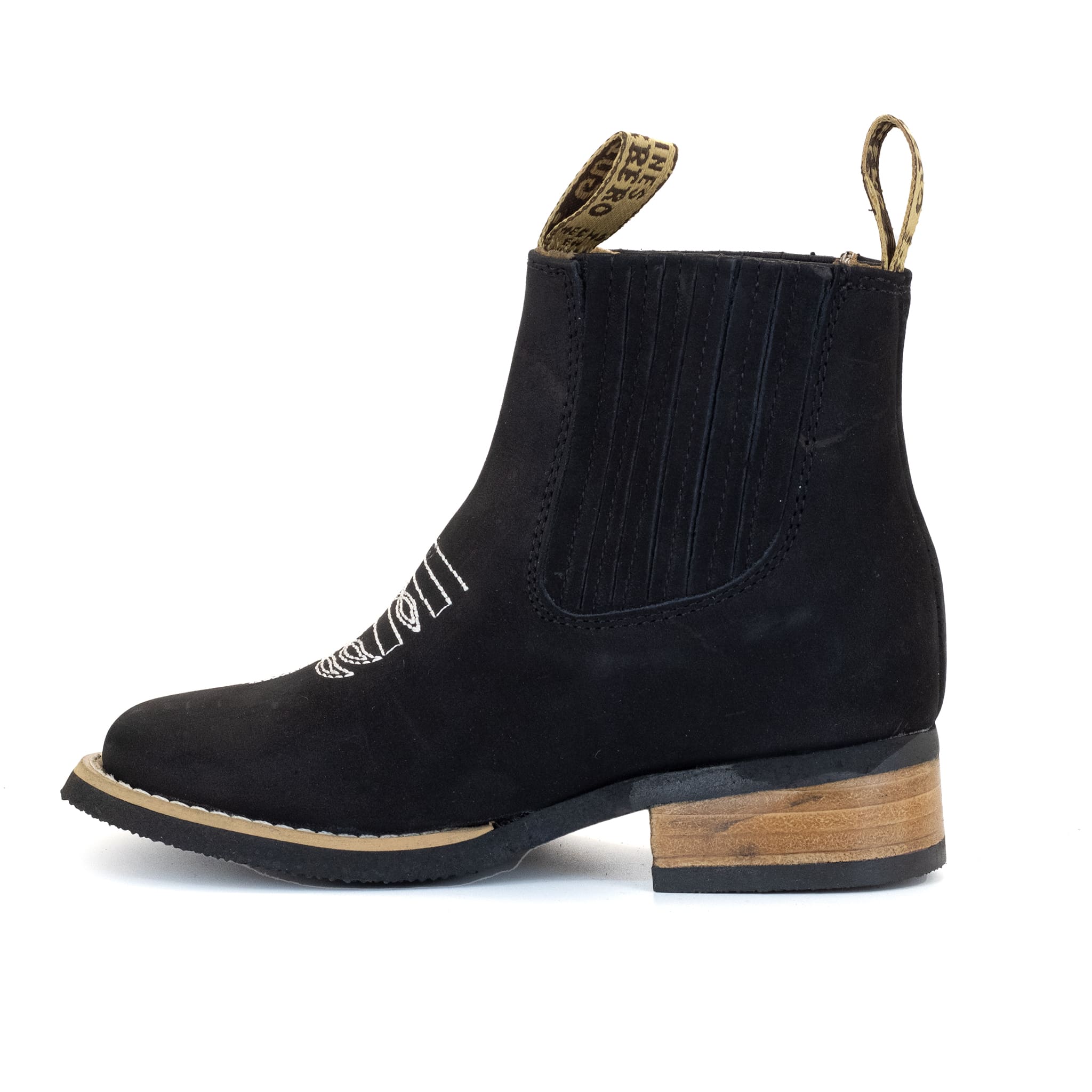 006 BOTIN GUERRERO CUADRADO NOBUCK NEGRO