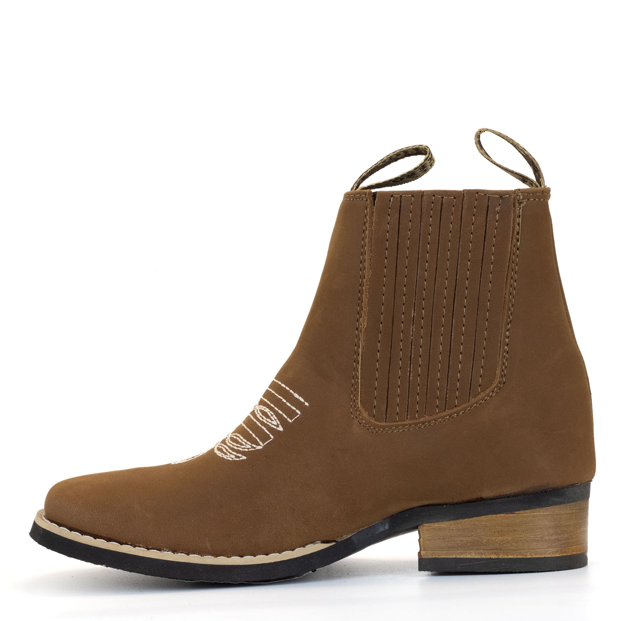 BOTIN GUERRERO CUADRADO NOBUCK ORO