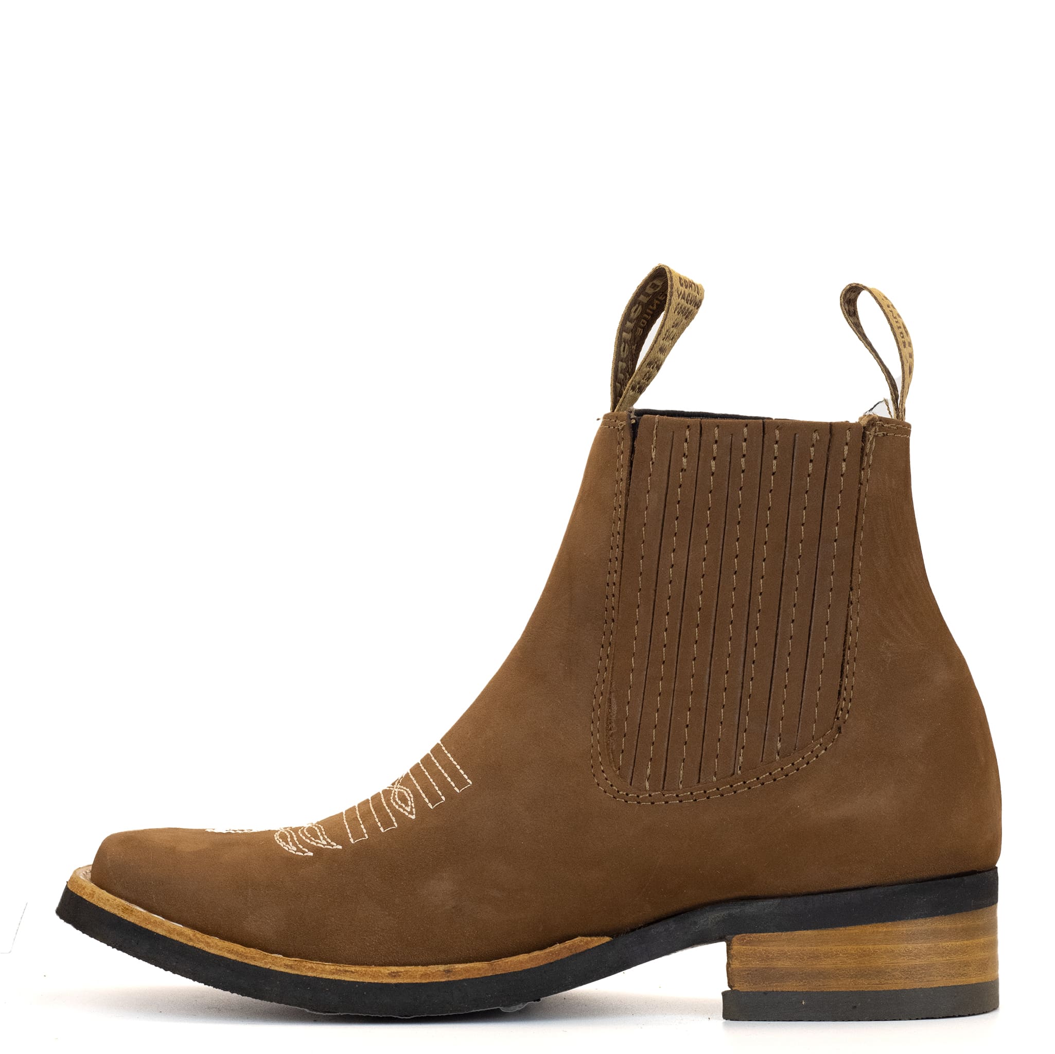 BOTIN GUERRERO CUADRADO NOBUCK ORO