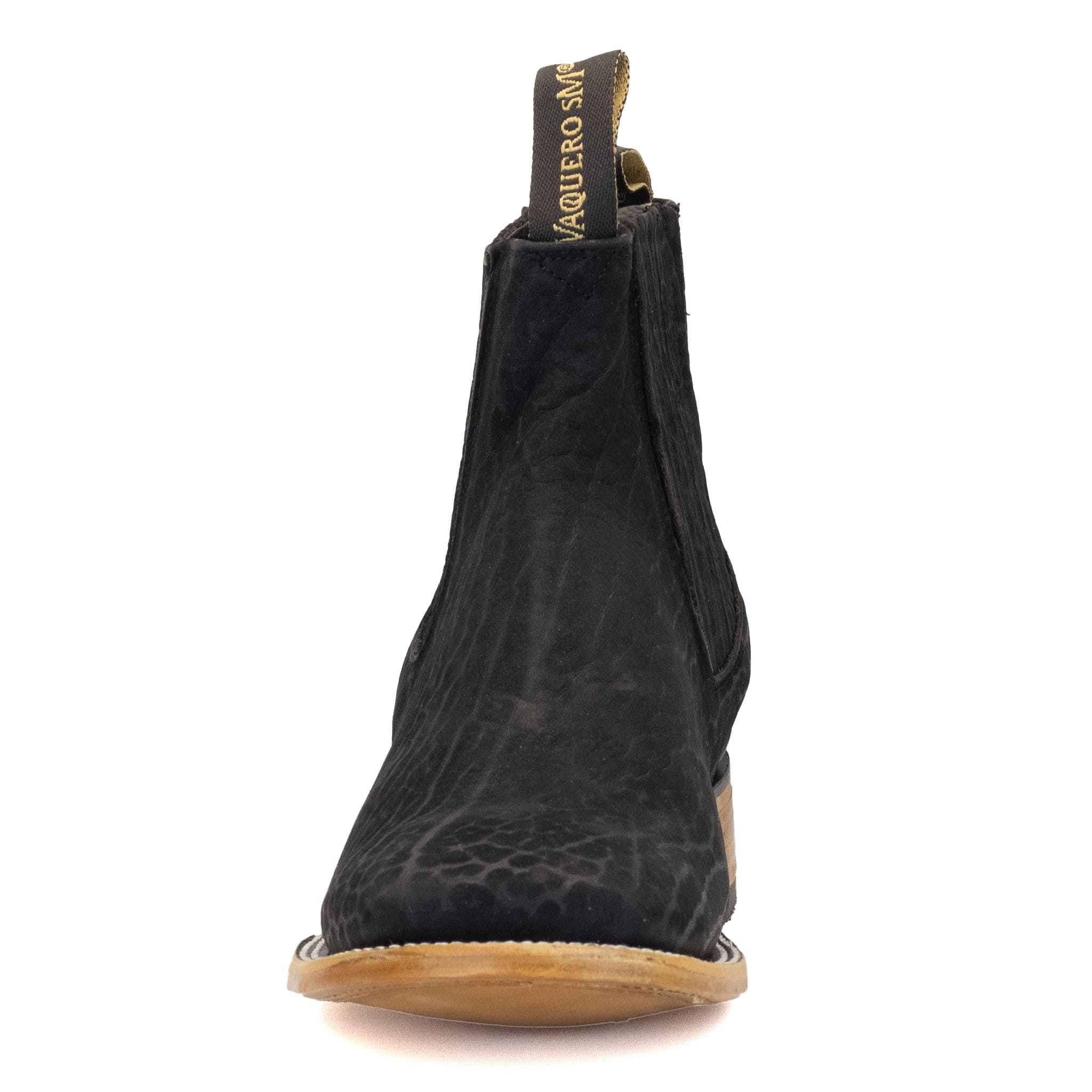 BOTIN VAQUERO SM HORMA RODEO CUELLO DE TORO NEGRO