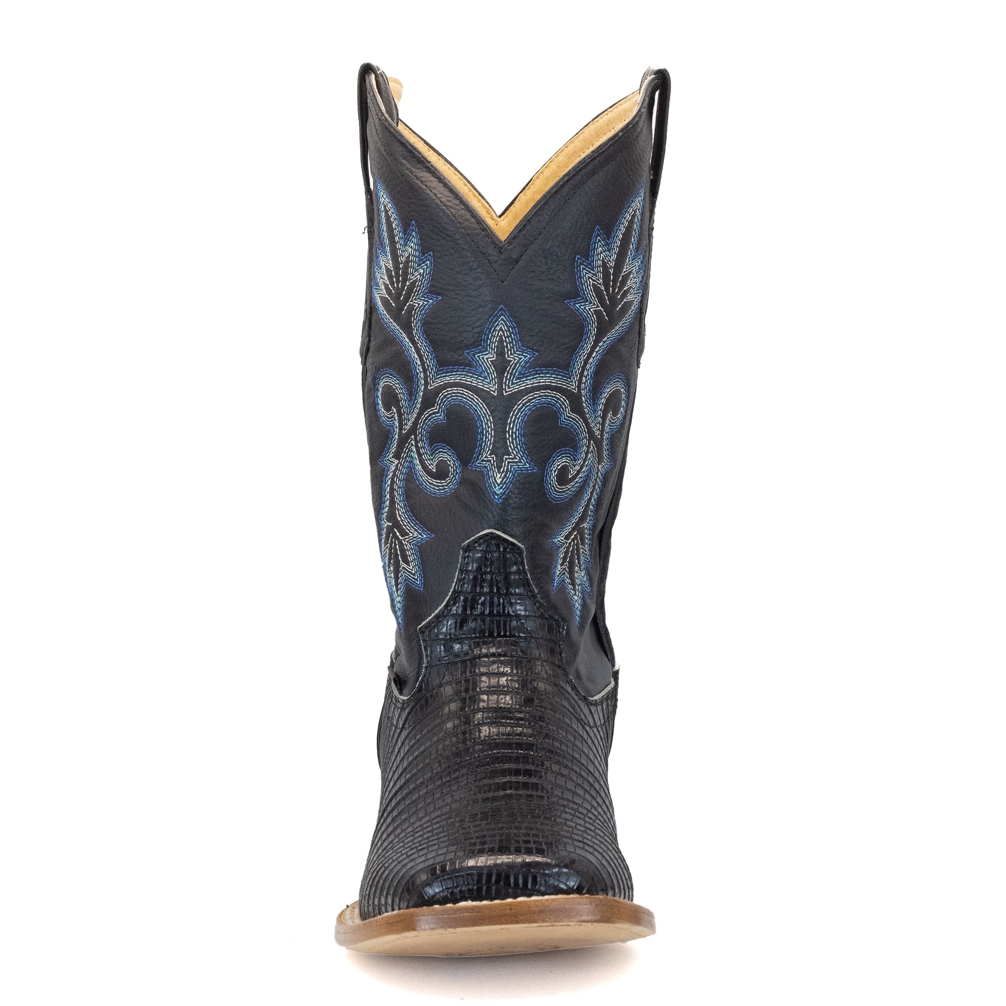 BOTA VAQUERO SM HORMA RODEO IMIT. ARMADILLO NEGRO