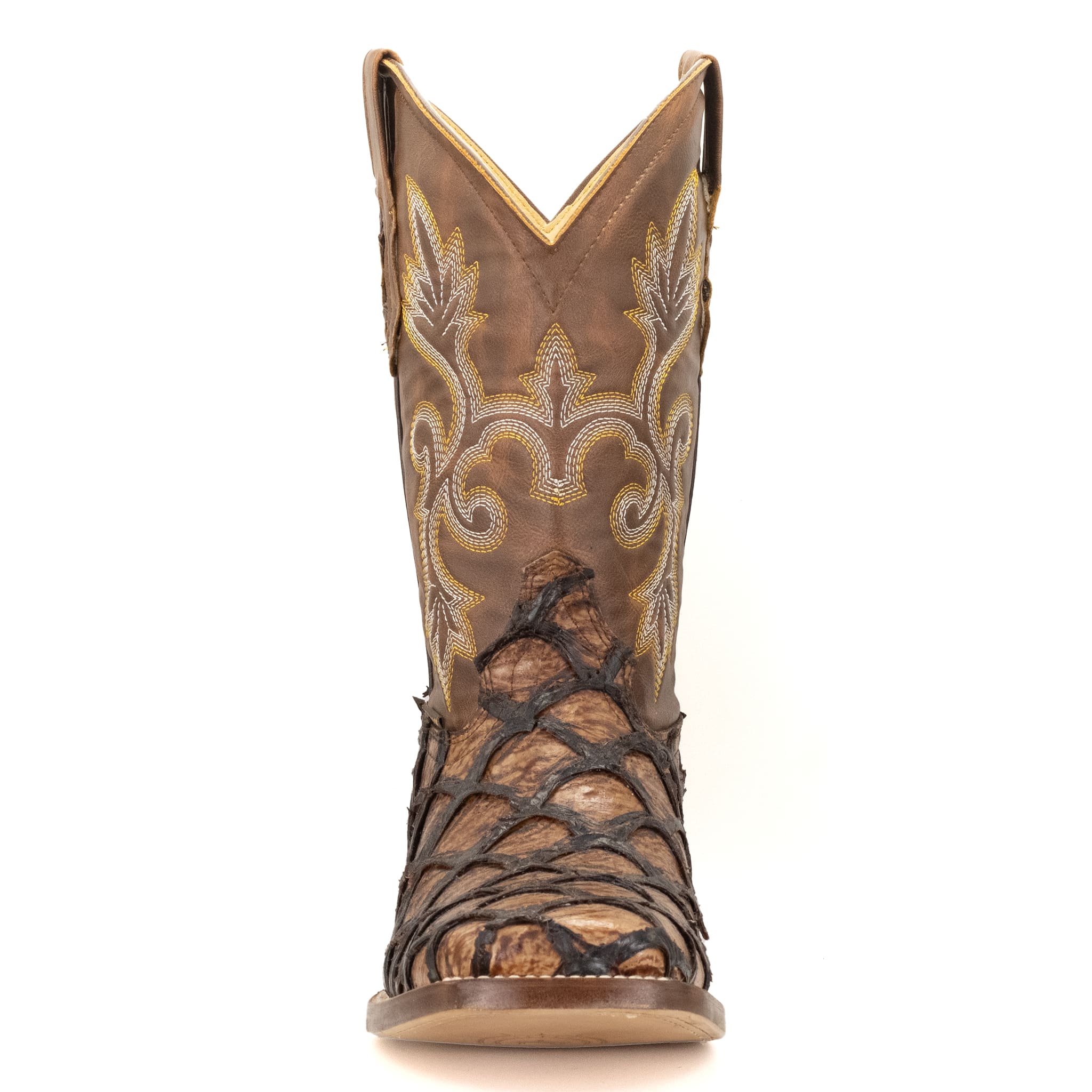 007 BOTA VAQUERO SM HORMA RODEO IMIT. PESCADO COÑAC.