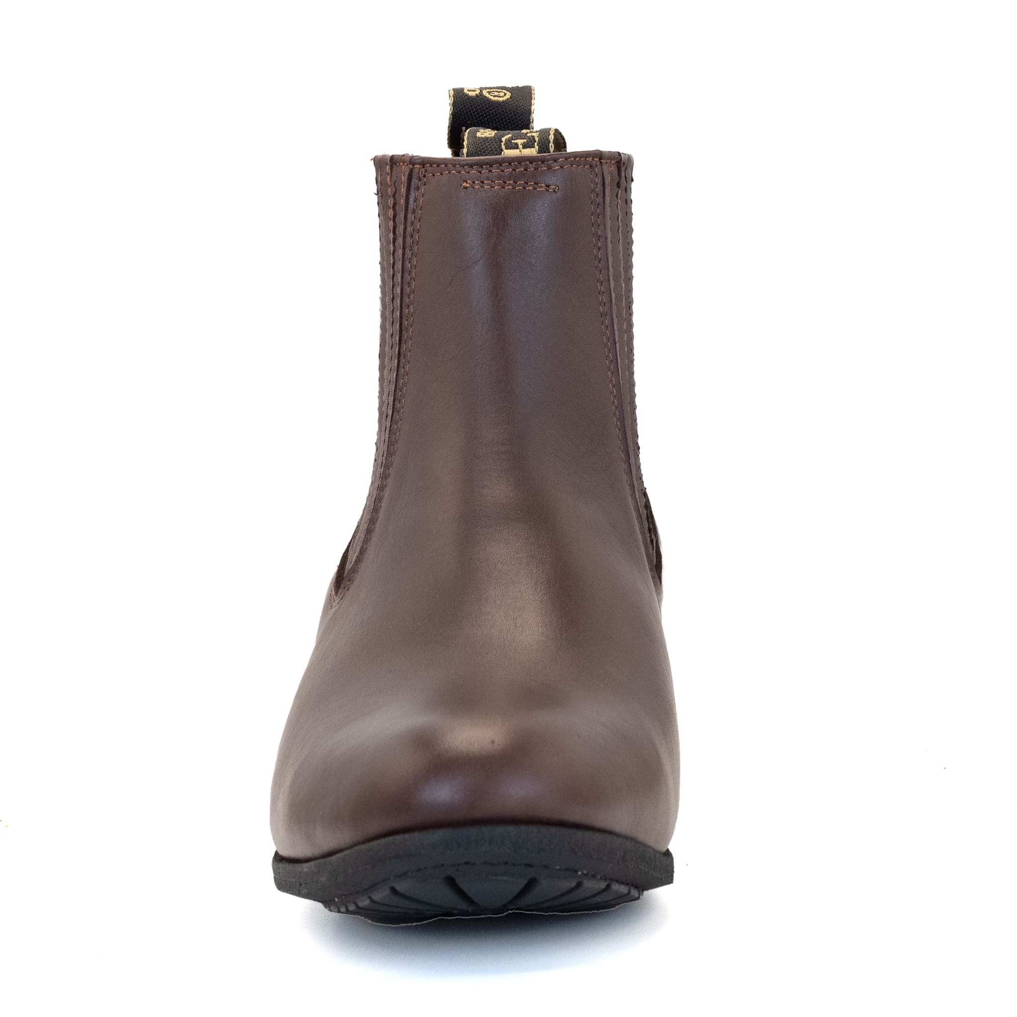 BOTIN ESTRIBO CHARRO SUELA DE HULE VINO