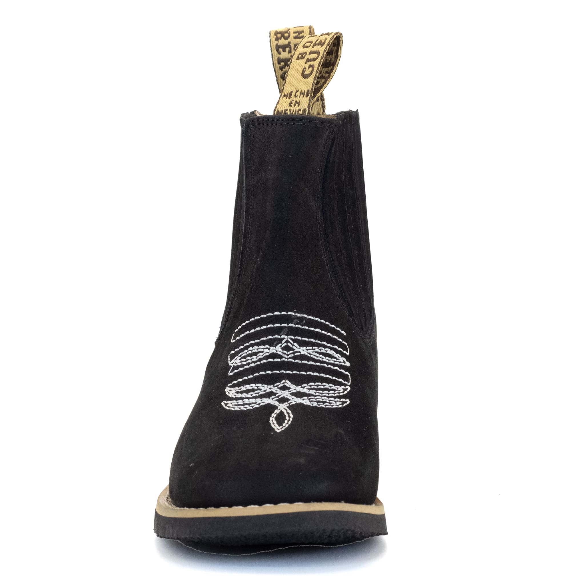 007 BOTIN GUERRERO CUADRADO NOBUCK NEGRO