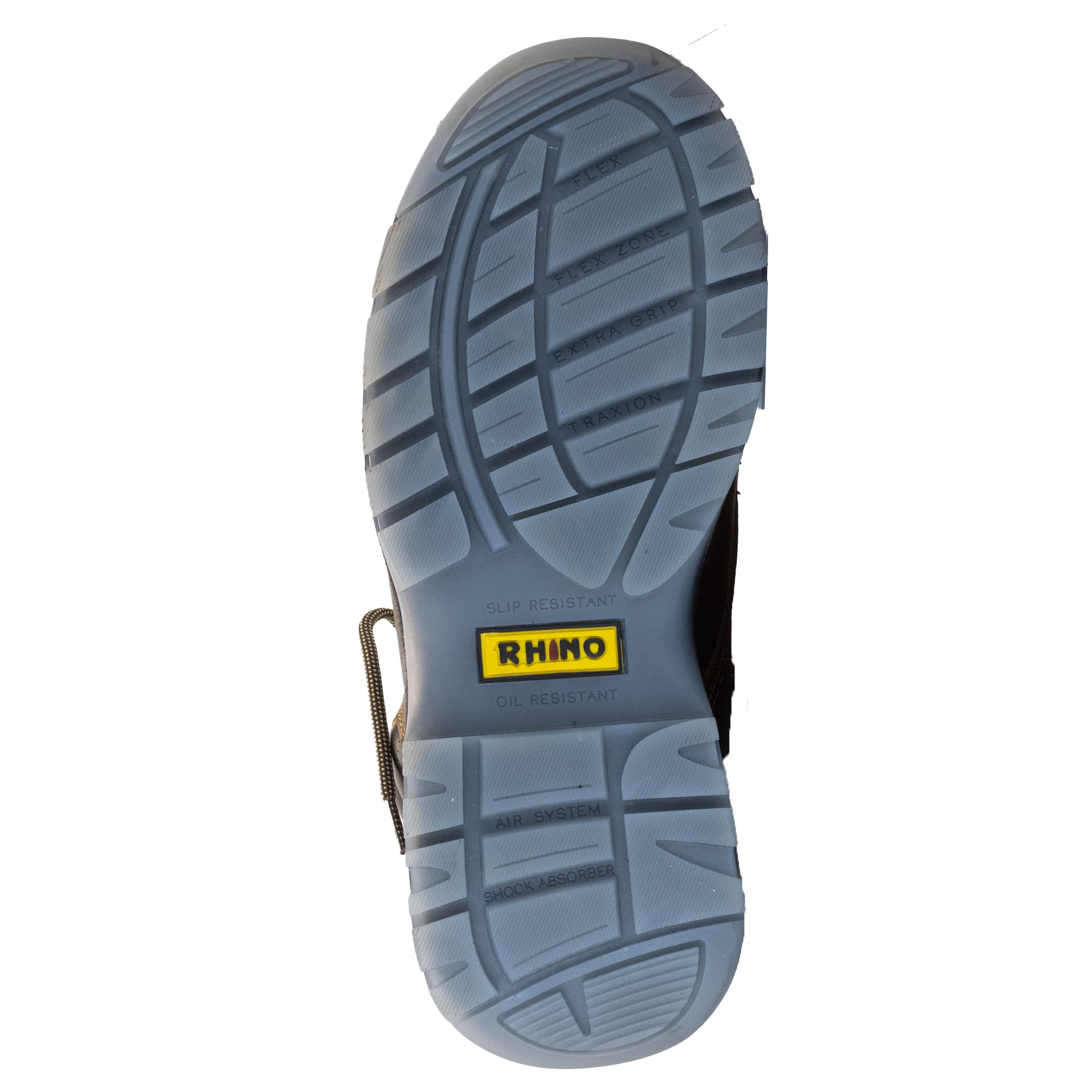 BOTA RHINO DE TRABAJO CON CASCO CAFE