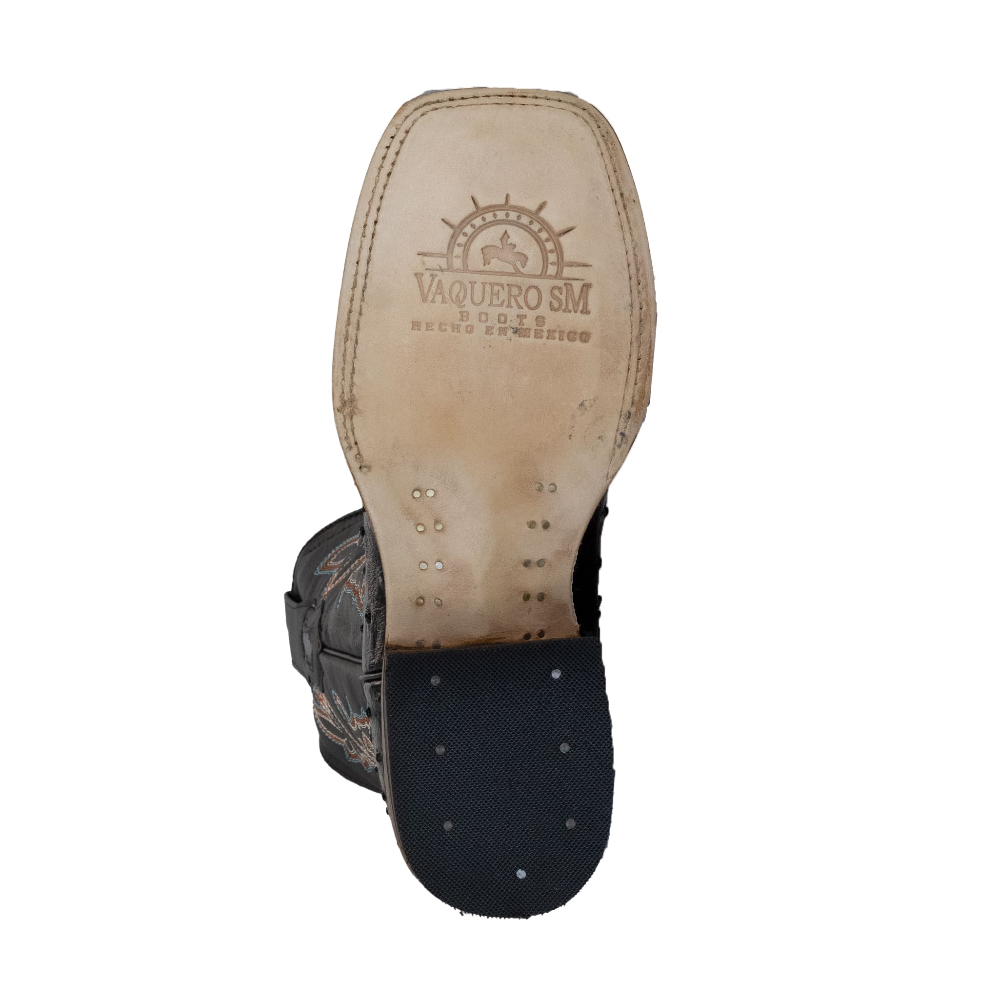 BOTA VAQUERO SM HORMA RODEO IMIT. AVESTRUZ NEGRO