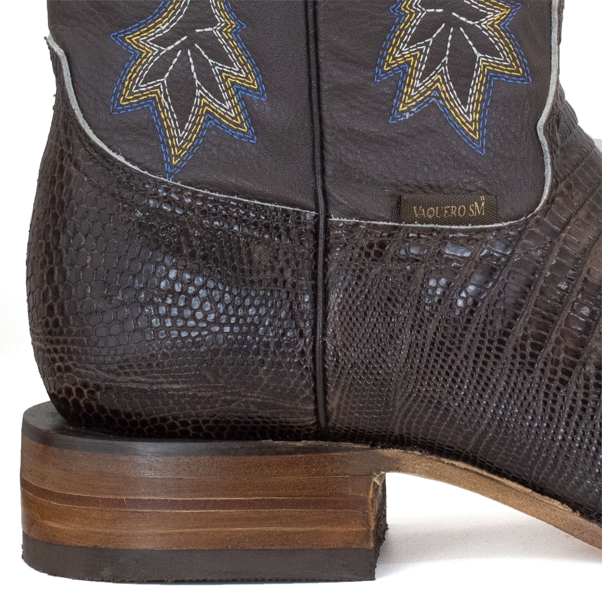 009 BOTA VAQUERO SM HORMA RODEO IMIT. ARMADILLO CAFE