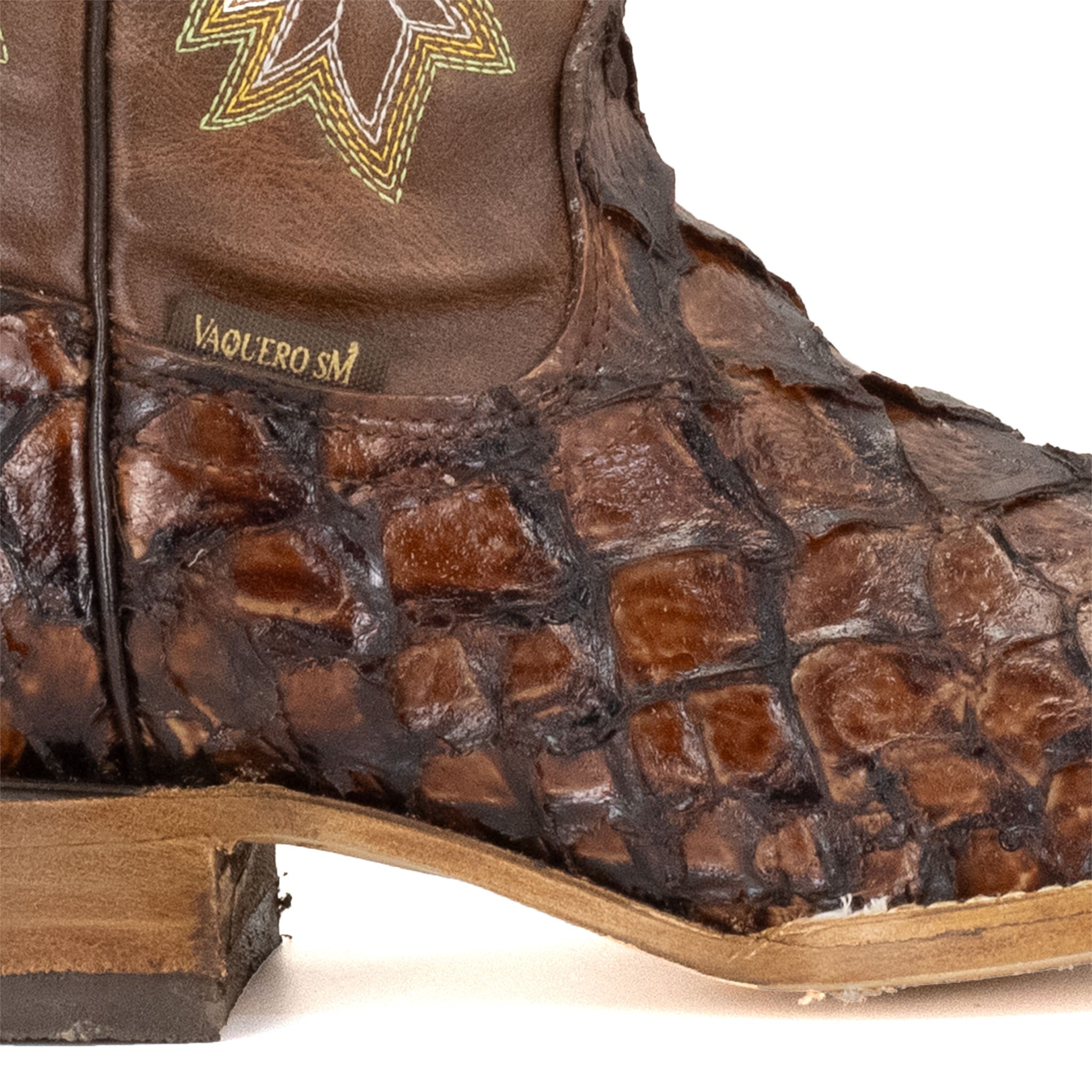 009 BOTA VAQUERO SM HORMA RODEO IMIT. PESCADO COÑAC.