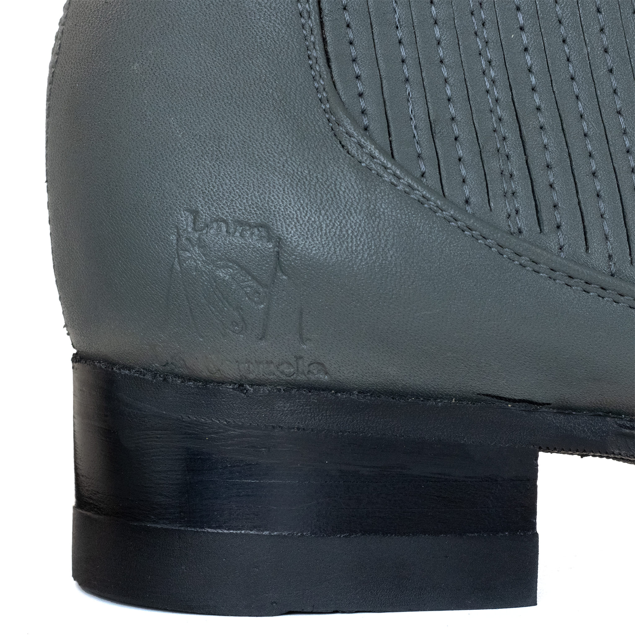 BOTIN ESPUELA CHARRO GRIS