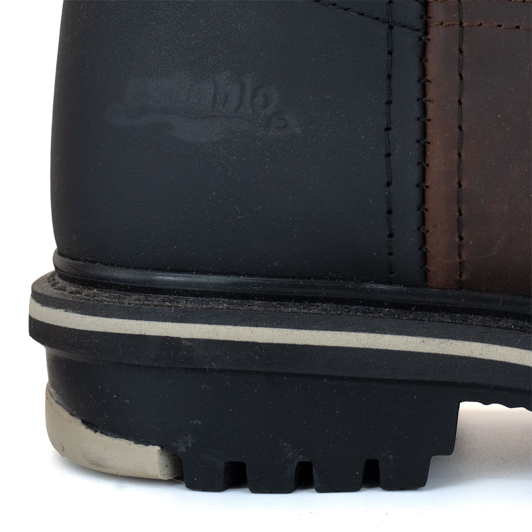 BOTA ESTABLO DE TRABAJO CAFE/NEGRO