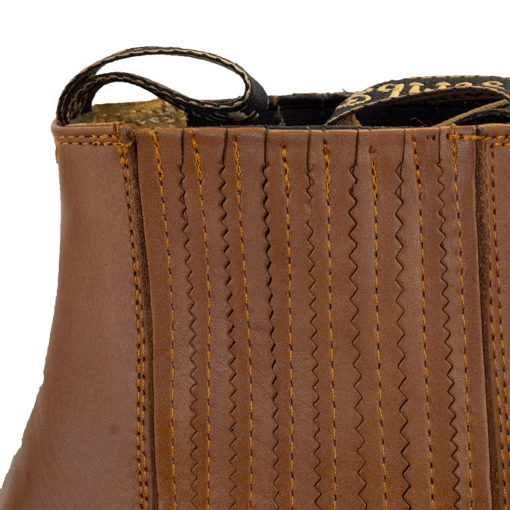 BOTIN ESTRIBO CHARRO SUELA DE HULE MIEL