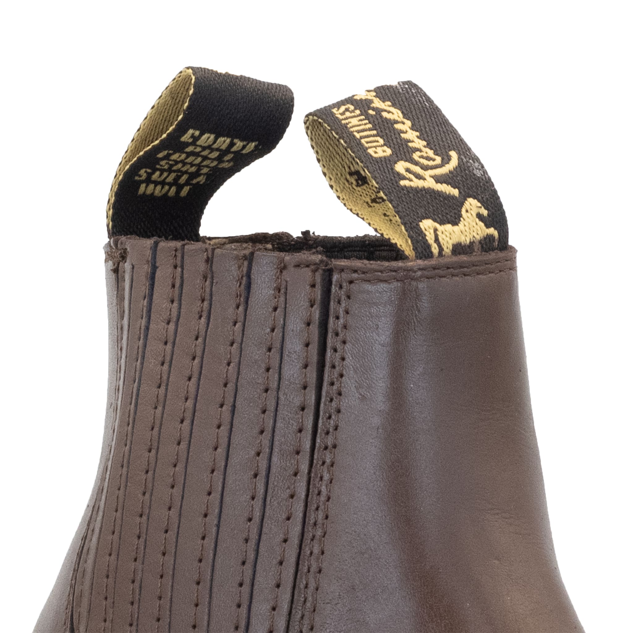 BOTIN RAMÍREZ CHARRO DE PIEL CON SUELA DE NEOLITE CAFE
