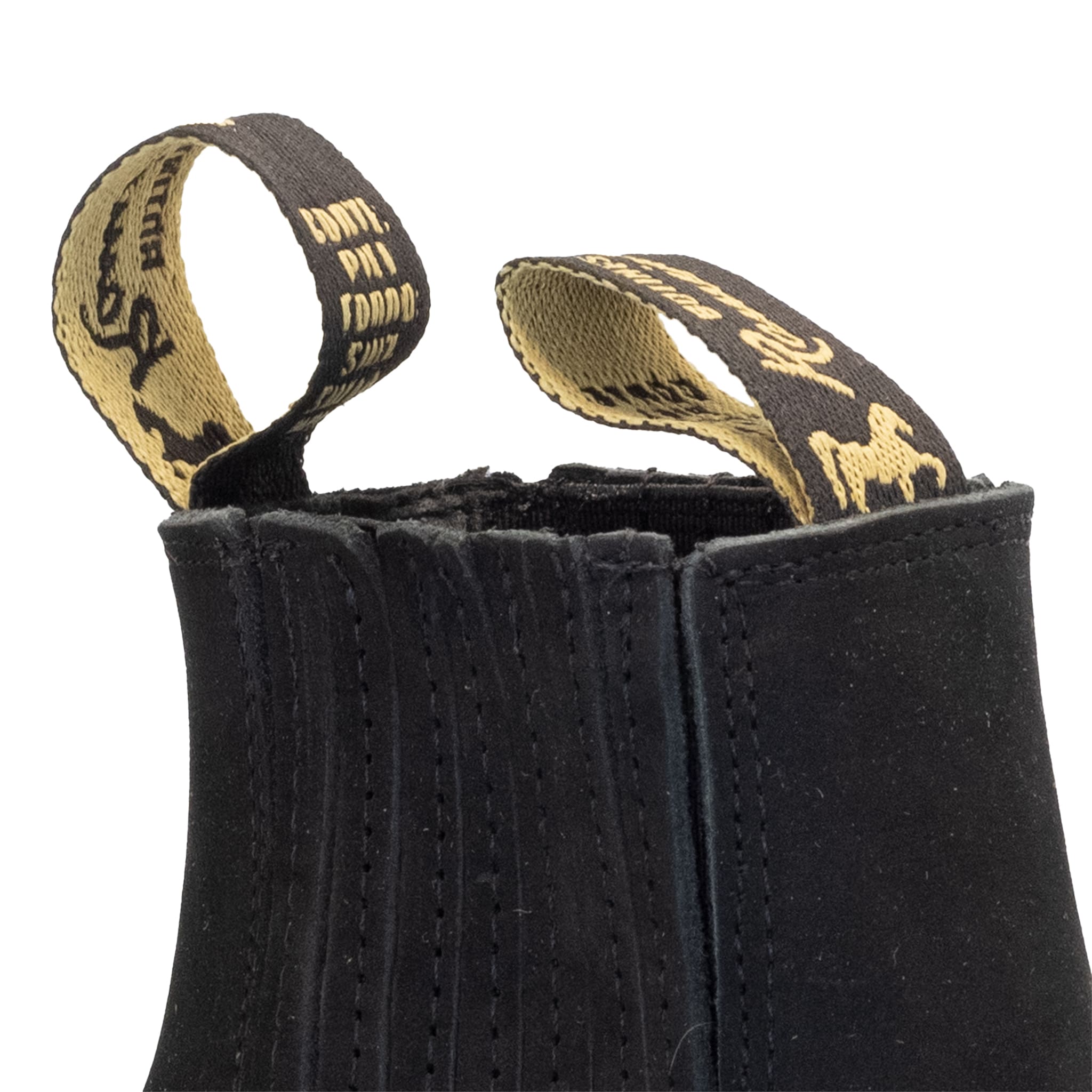 BOTIN RAMÍREZ CHARRO DE GAMUZA CON SUELA DE NEOLITE NEGRO