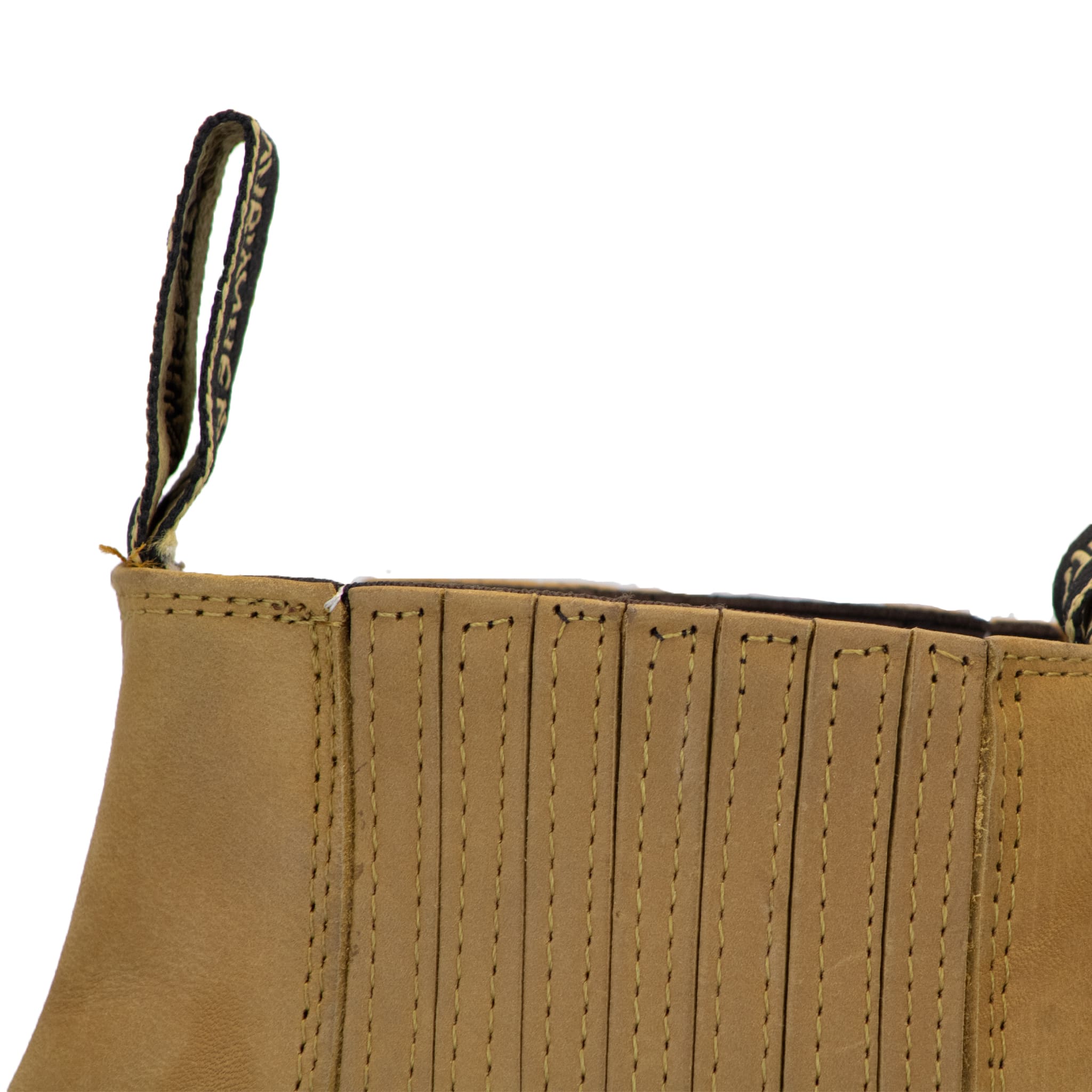 BOTIN ARMENTA CUADRADO CON SUELA DE CUERO CRAZY MIEL