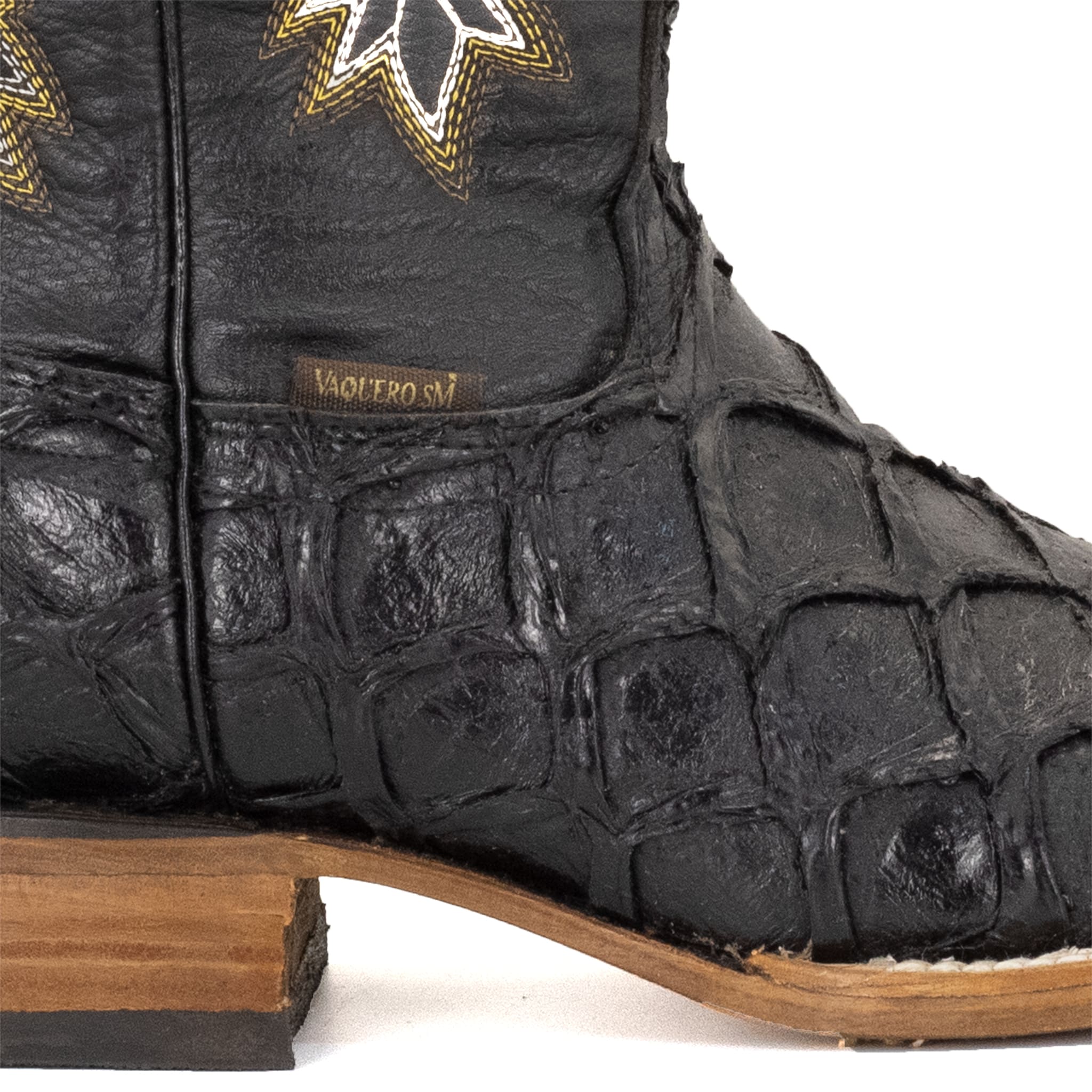 BOTA VAQUERO SM HORMA RODEO IMIT. PESCADO NEGRO.