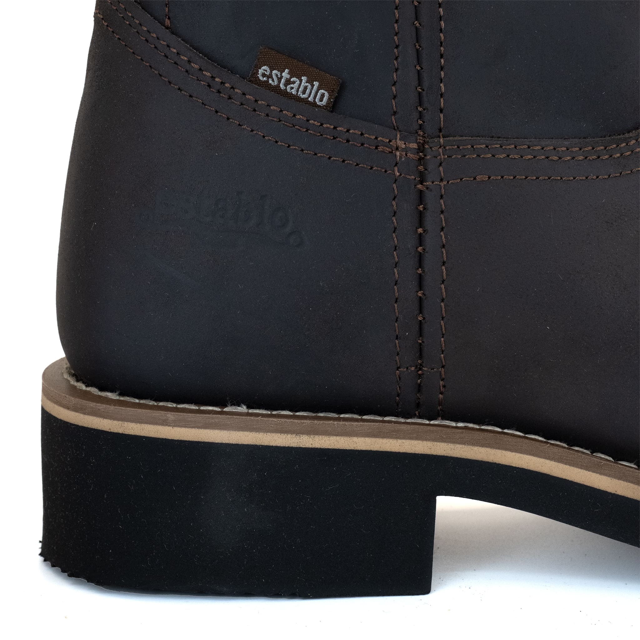 BOTA ESTABLO DE TRABAJO HORMA RODEO CHOCOLATE