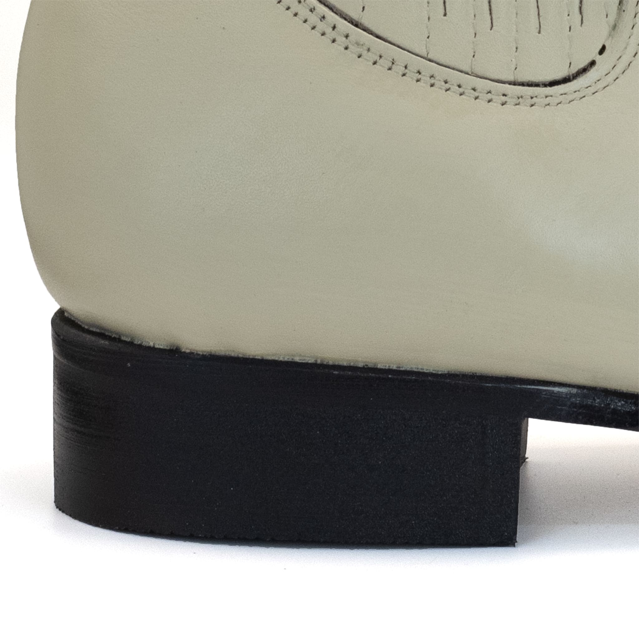 BOTIN RAMÍREZ CHARRO DE PIEL CON SUELA DE NEOLITE HUESO