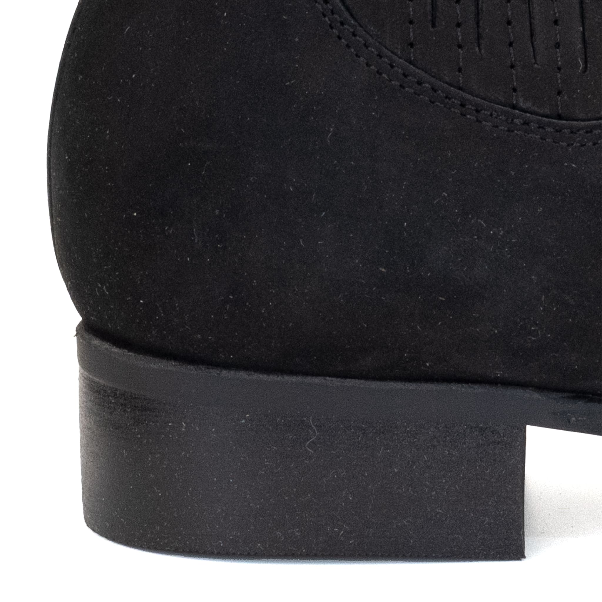 BOTIN RAMÍREZ CHARRO DE GAMUZA CON SUELA DE NEOLITE NEGRO
