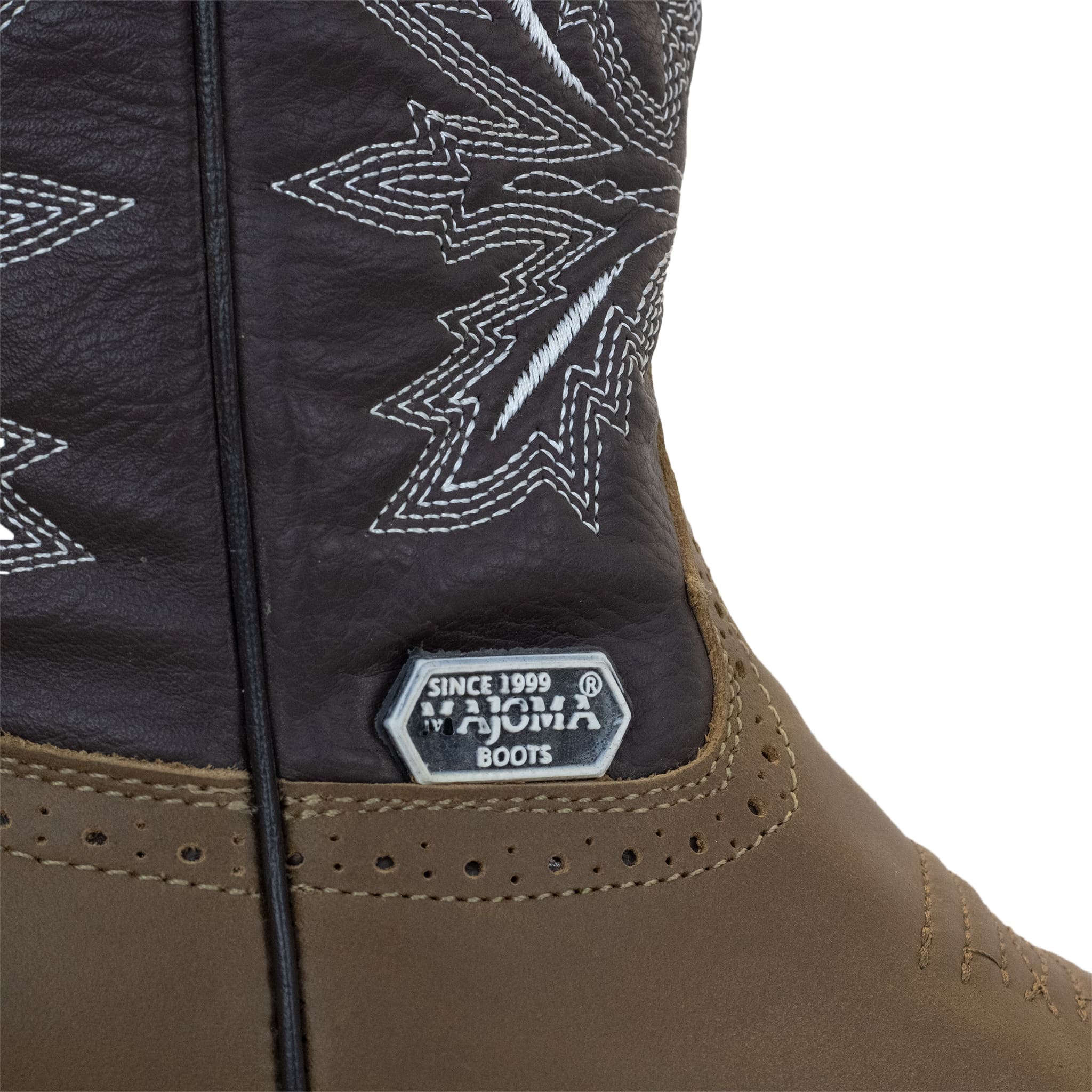 BOTA MAJOMA VAQUERA HORMA CUADRADA TABACO