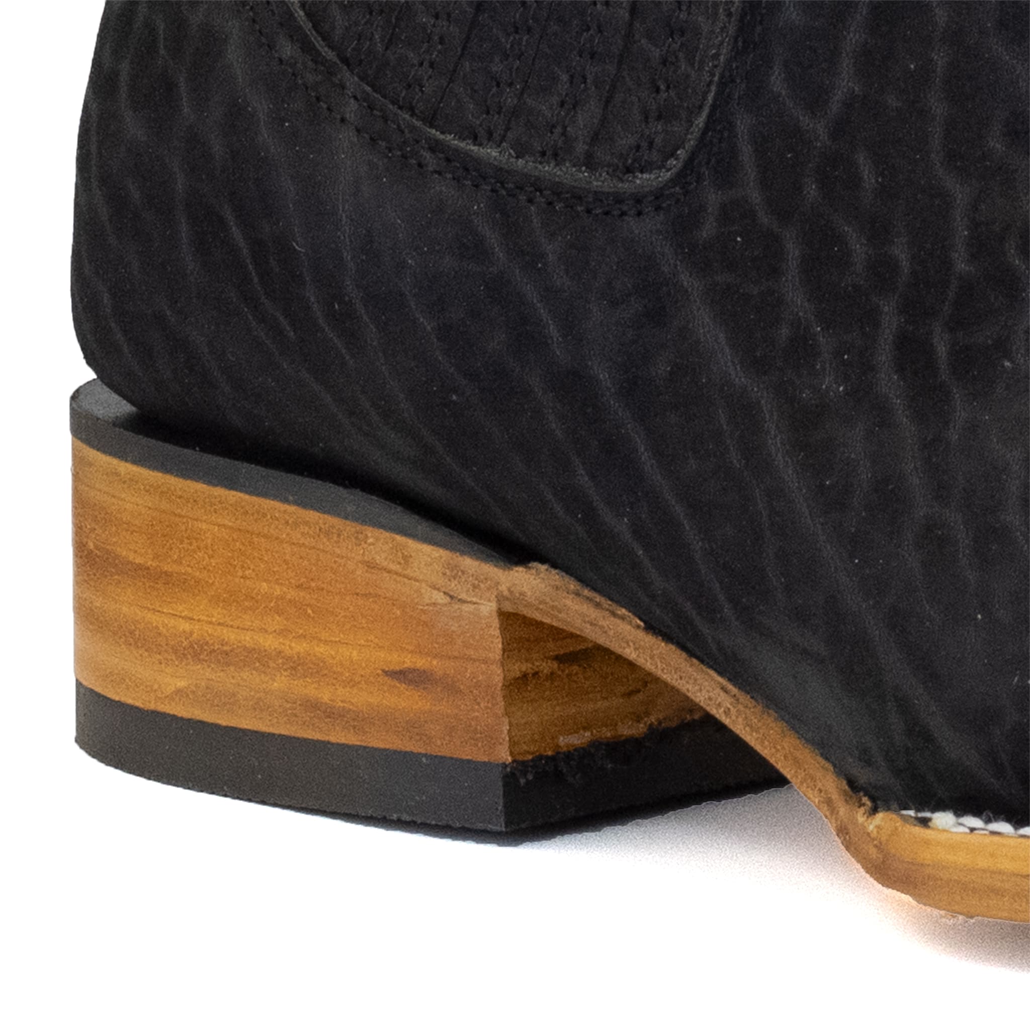 BOTIN VAQUERO SM HORMA RODEO CUELLO DE TORO NEGRO