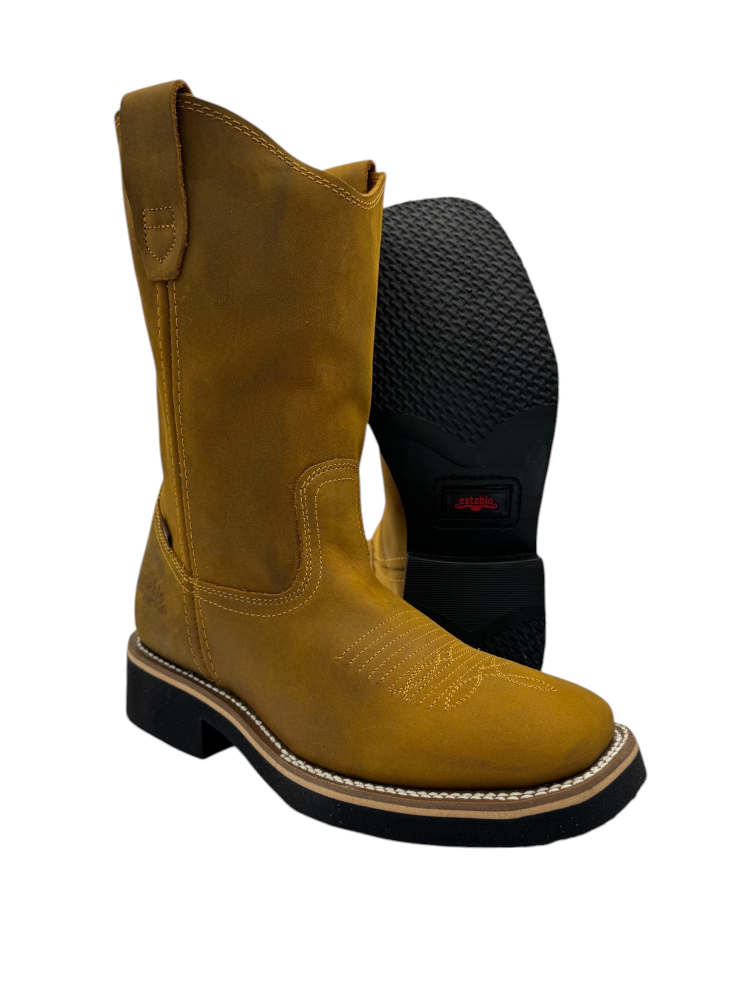 BOTA ESTABLO DE TRABAJO HORMA RODEO MANGO
