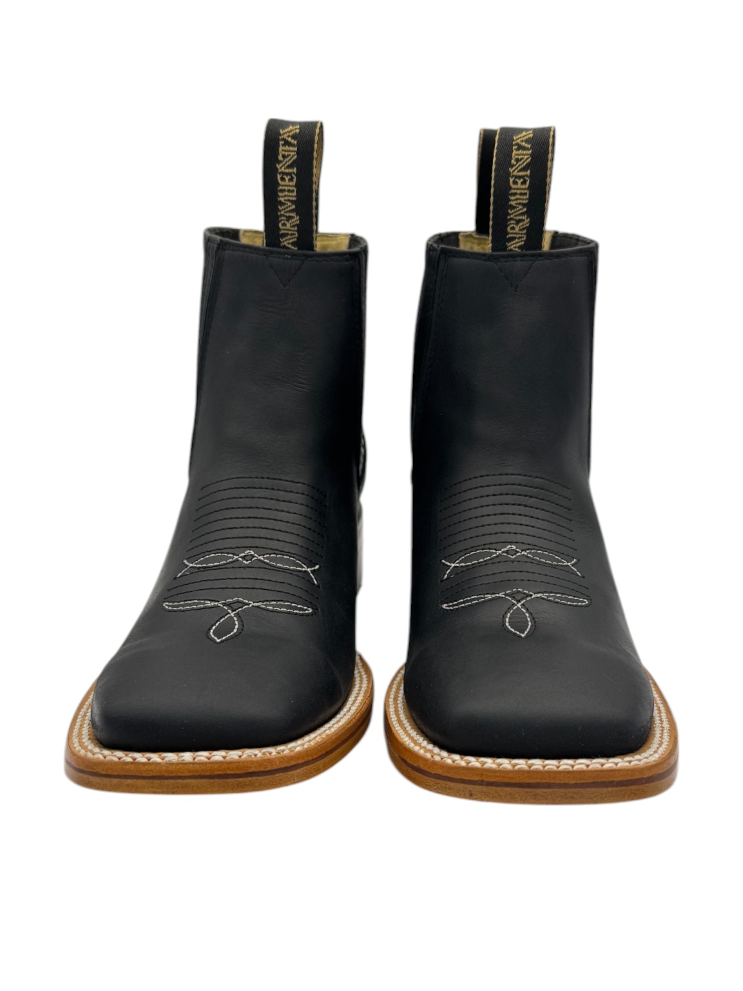 IMG_4586-Photoroom BOTIN ARMENTA CUADRADO CON SUELA DE CUERO CRAZY NEGRO