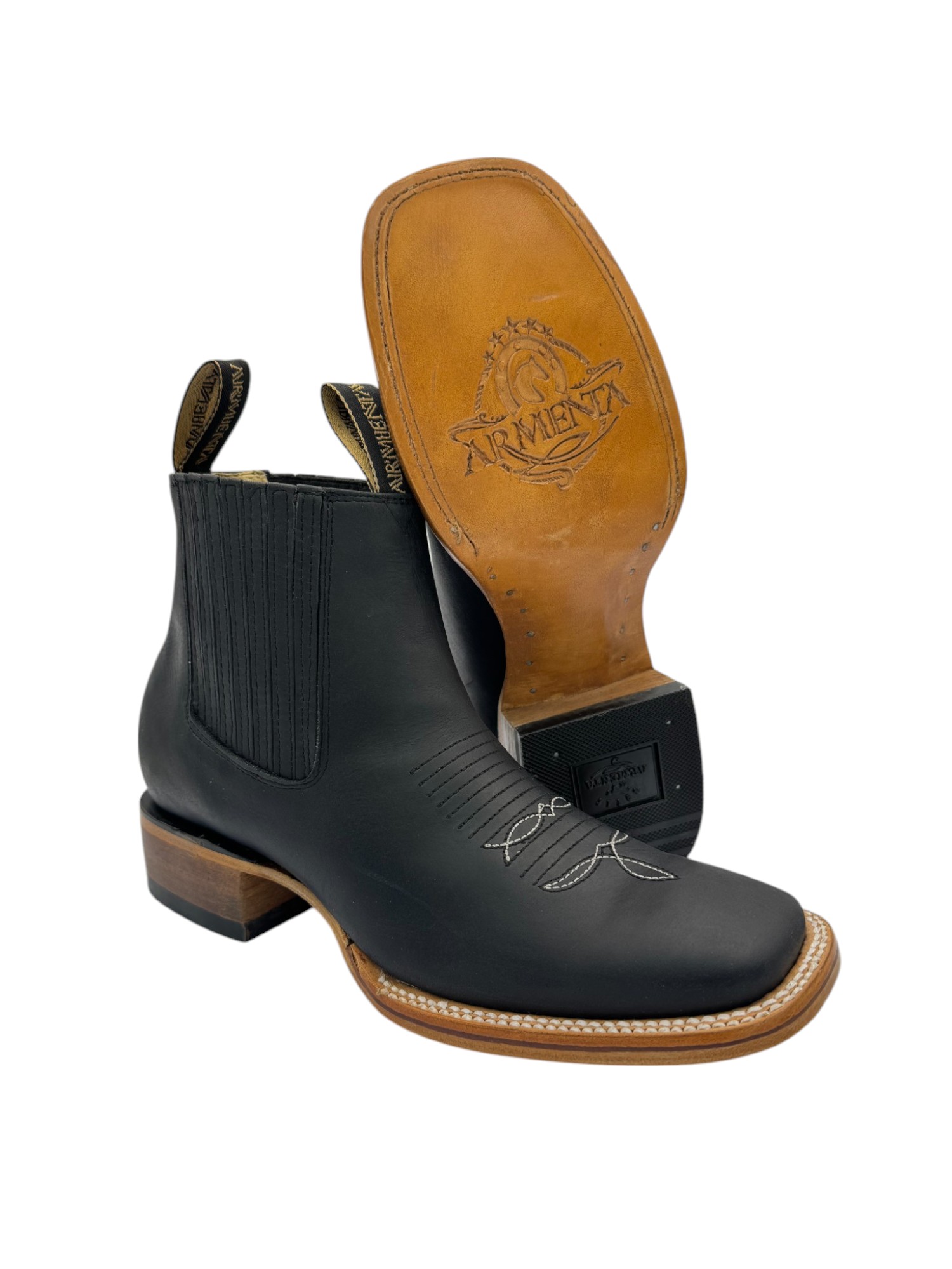 IMG_4587-Photoroom (1) BOTIN ARMENTA CUADRADO CON SUELA DE CUERO CRAZY NEGRO