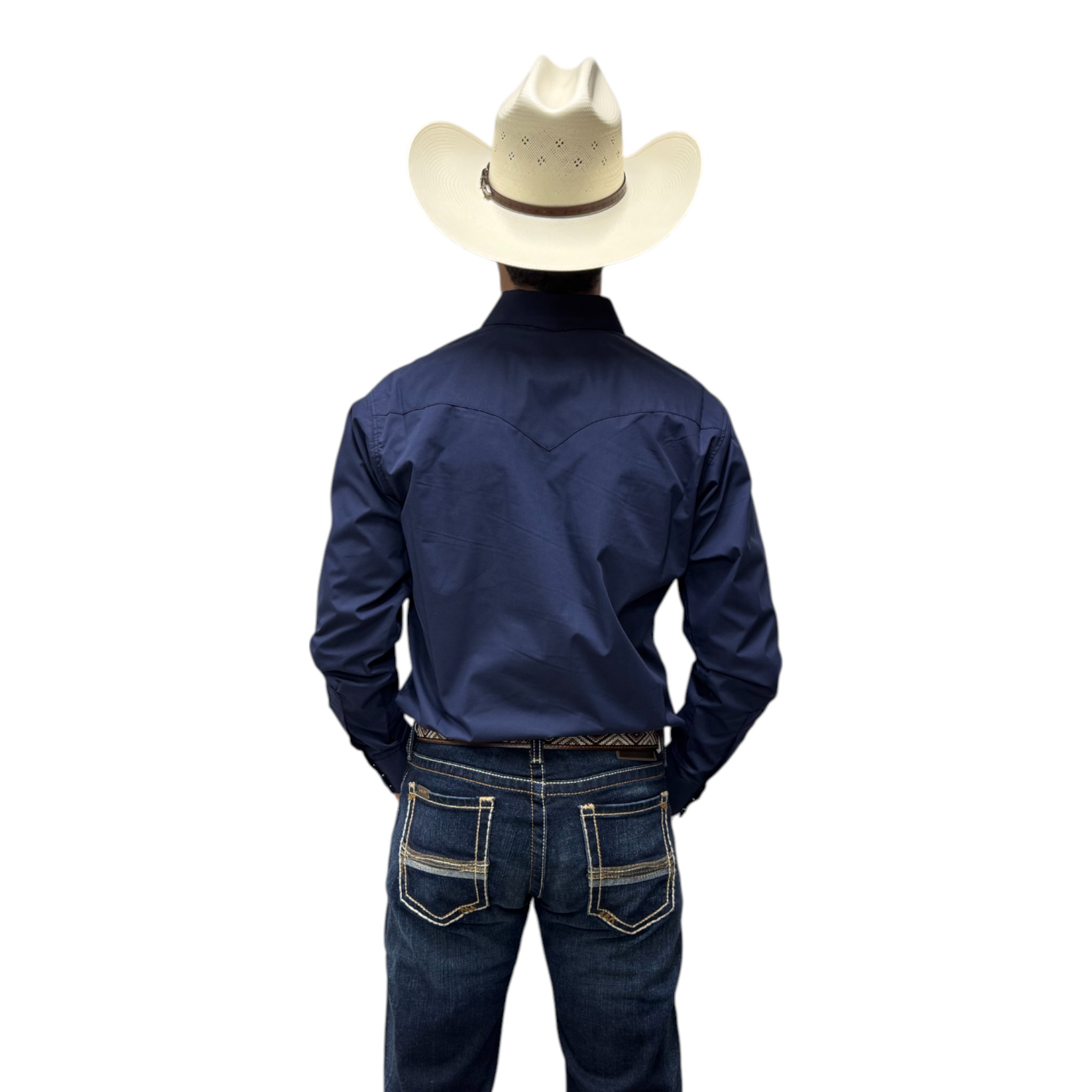IMG_6826-Photoroom CAMISA RODEO WEST VAQUERA MANGA LARGA AZUL MARINO