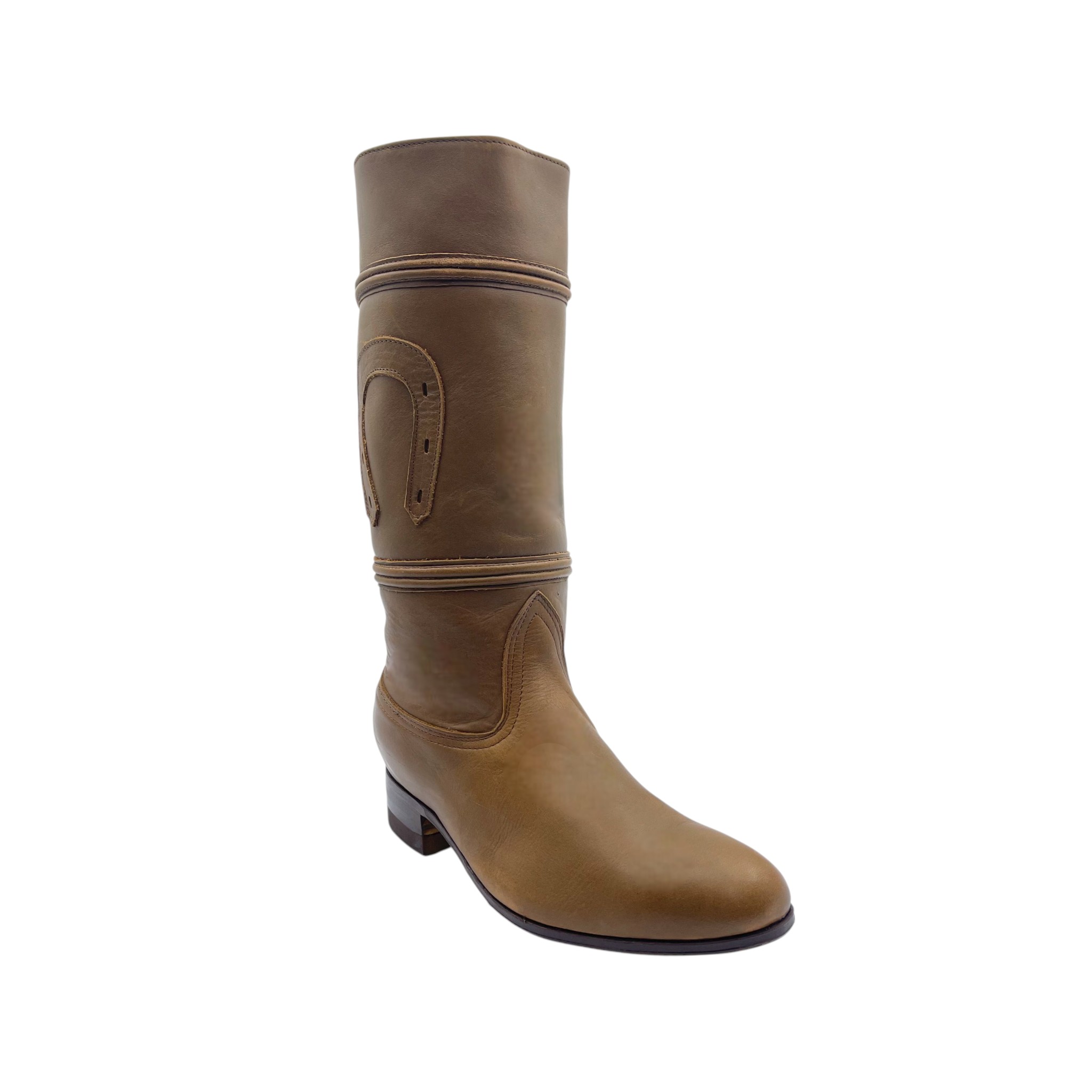 BOTA DE ESCARAMUZA EN COLOR MIEL