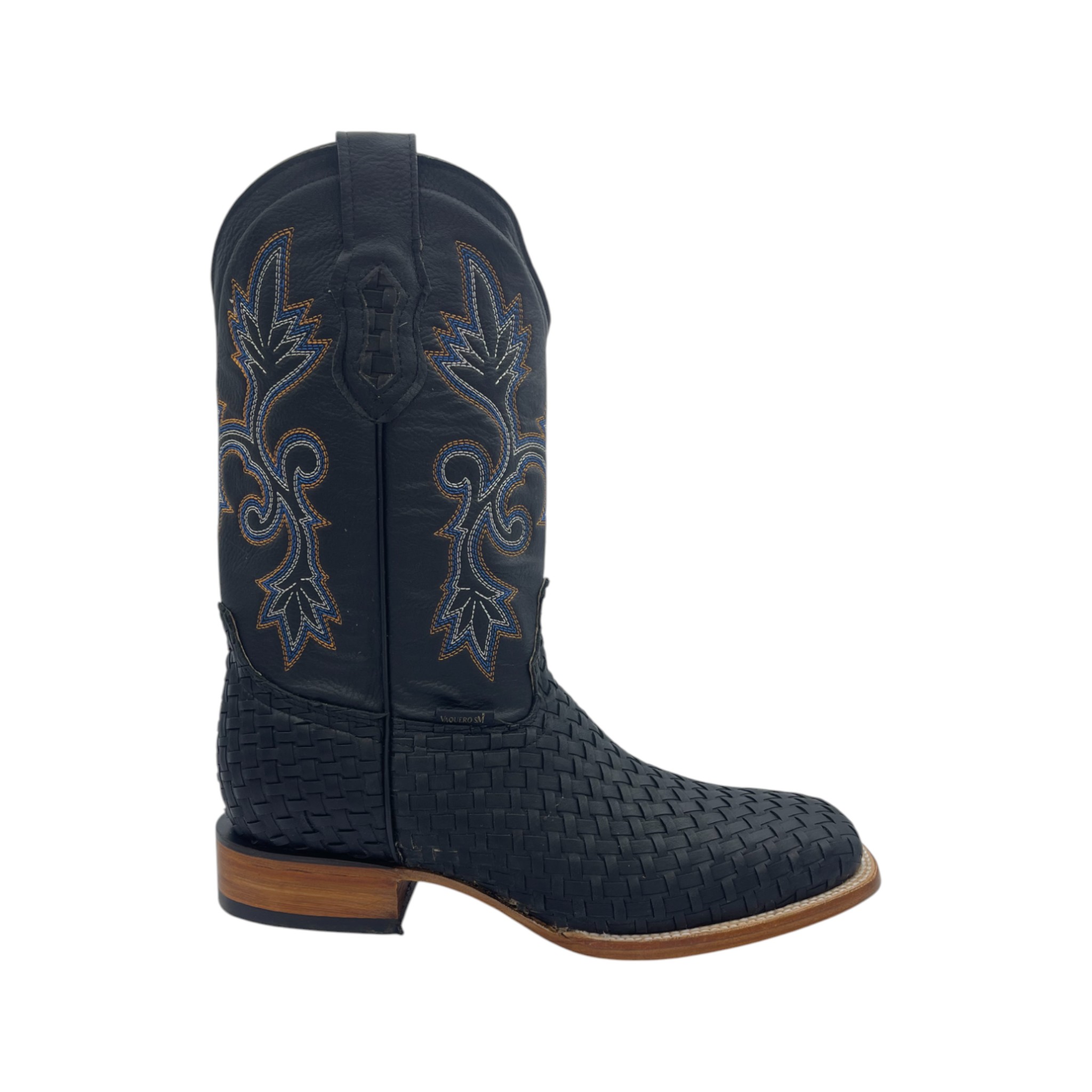 BOTA VAQUERO SM HORMA RODEO EN PETATILLO NEGRO
