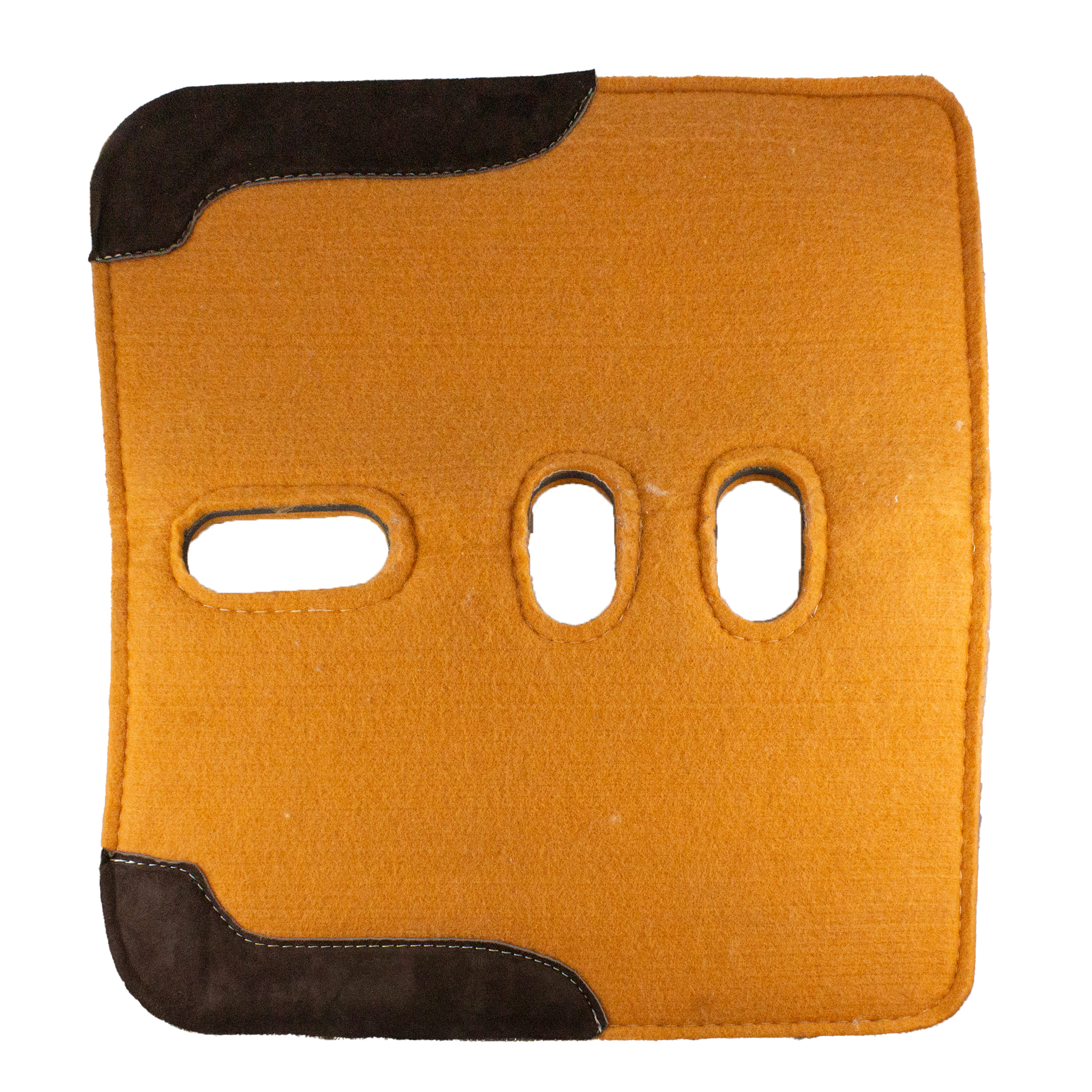 SUADERO DE FIELTRO CON NEOPRENO CUADRADO AMARILLO