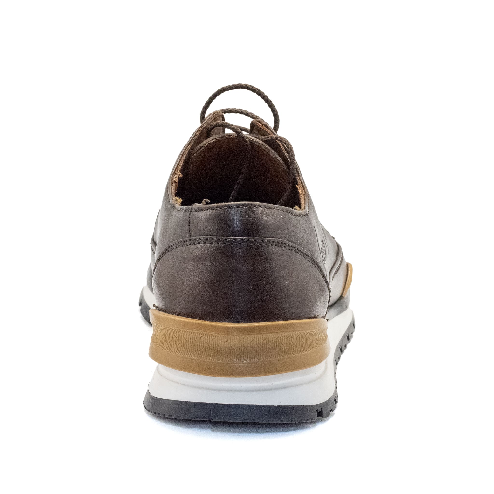 ZAPATO CUADRA CON PIEL GENUINA DE CAIMAN CAFE