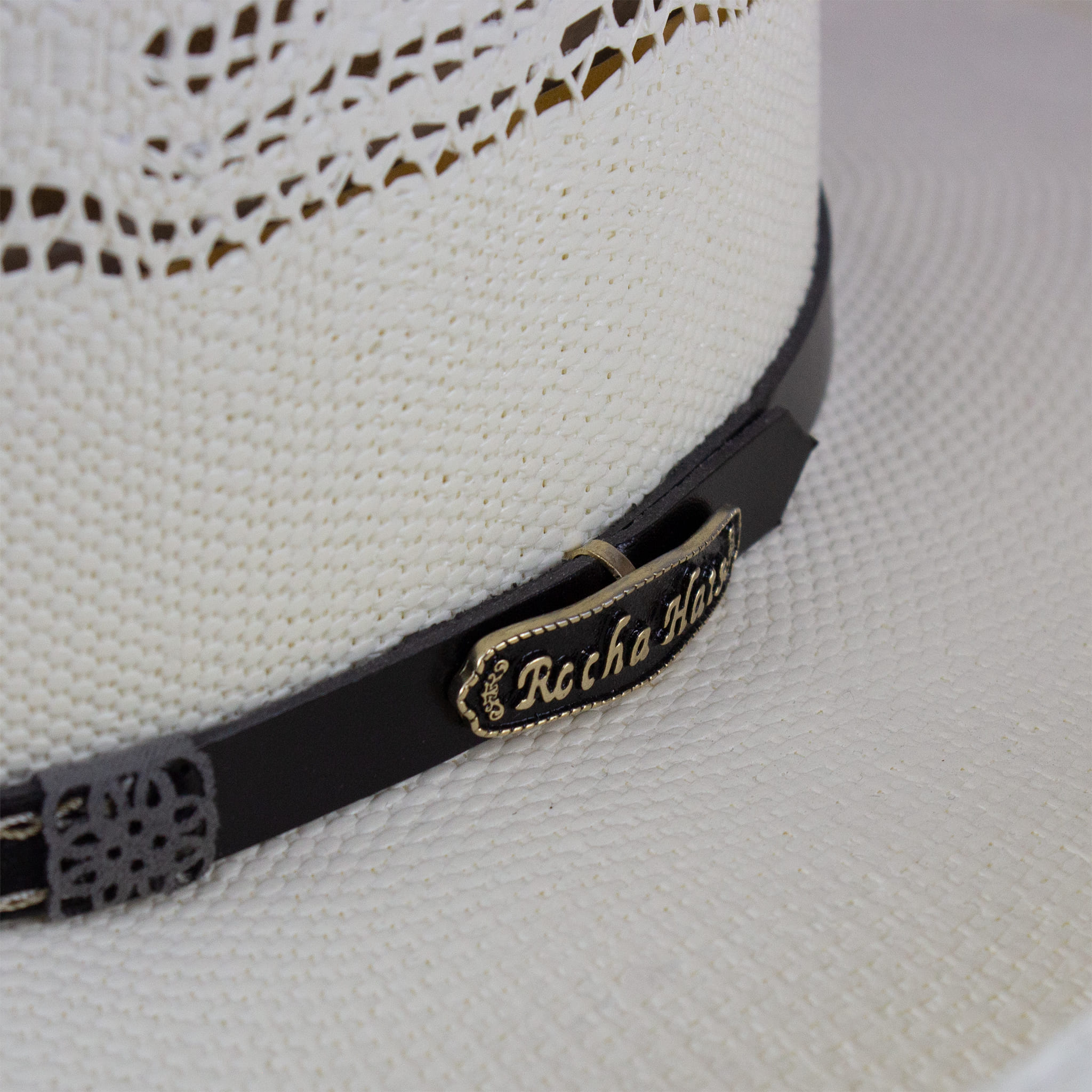 SOMBRERO ROCHA HATS 15X BANGORA CUERNOS CHUECOS NATURAL