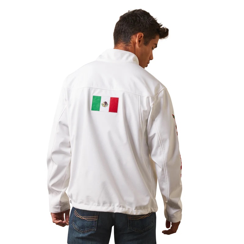 CHAMARRA ARIAT TEAM MEXICO BLANCO