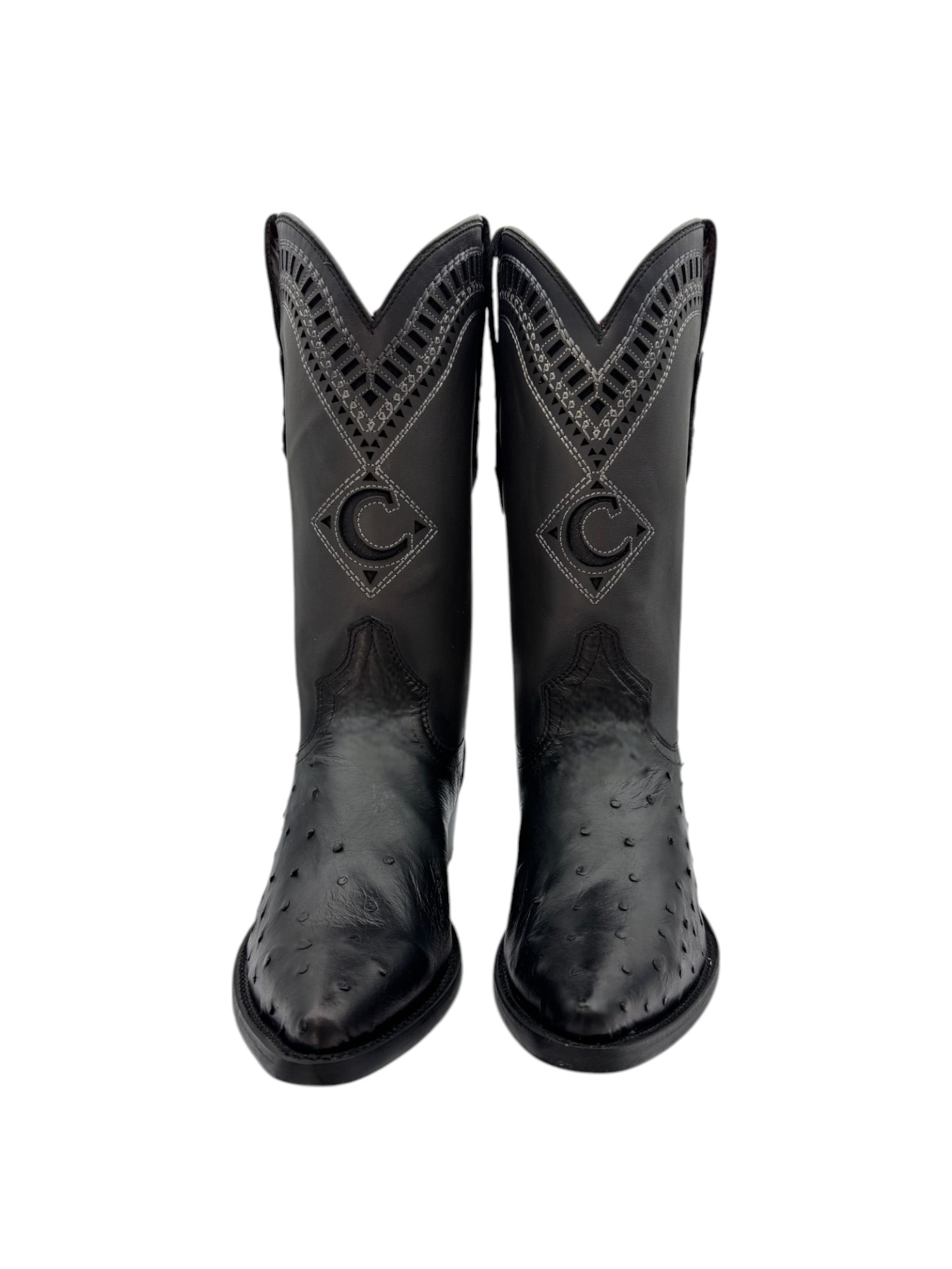 BOTA CUADRA AVESTRUZ HORMA PUNTAL