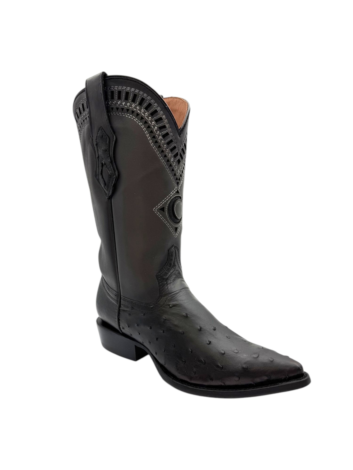 BOTA CUADRA AVESTRUZ HORMA PUNTAL