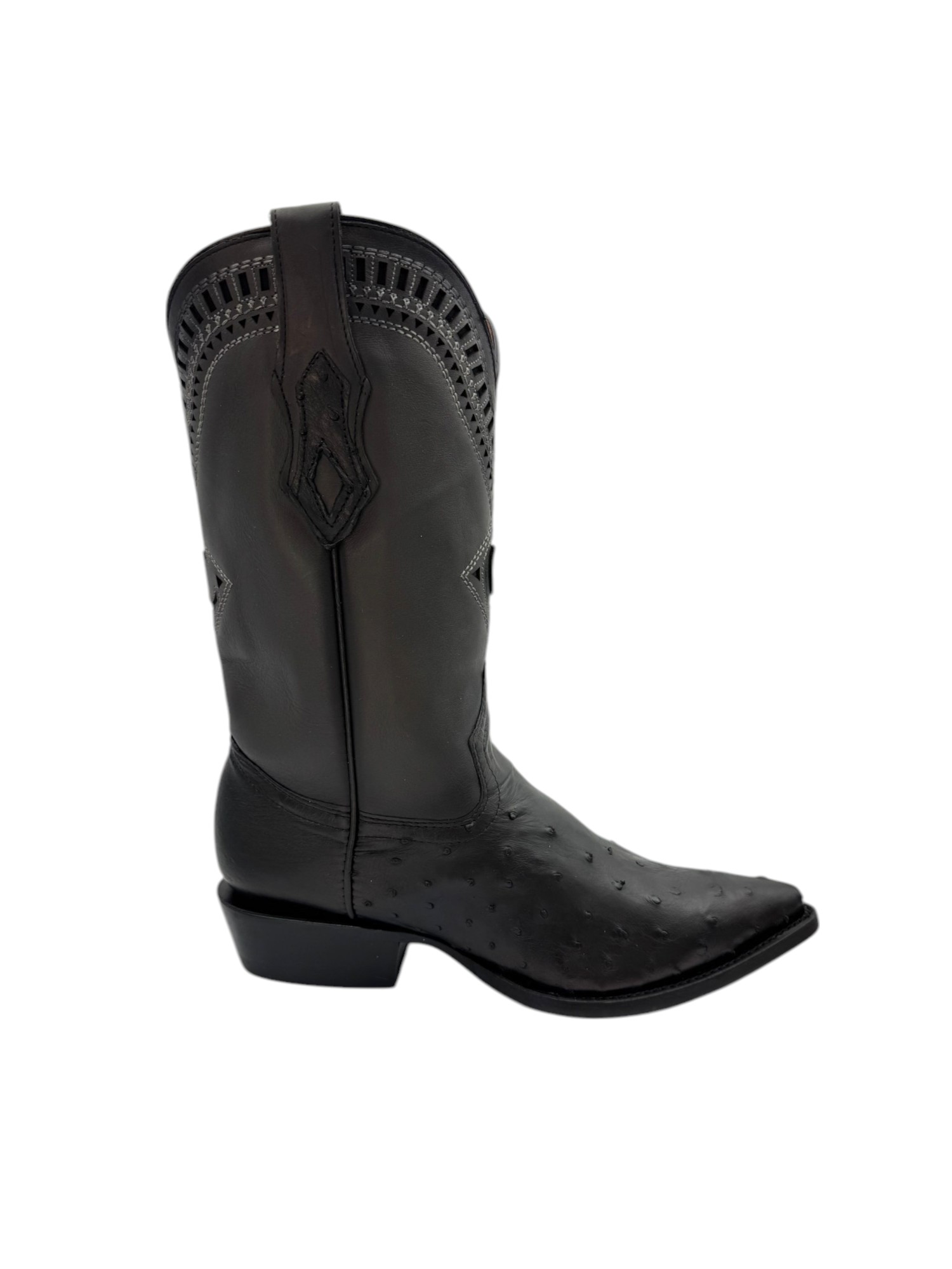 BOTA CUADRA AVESTRUZ HORMA PUNTAL