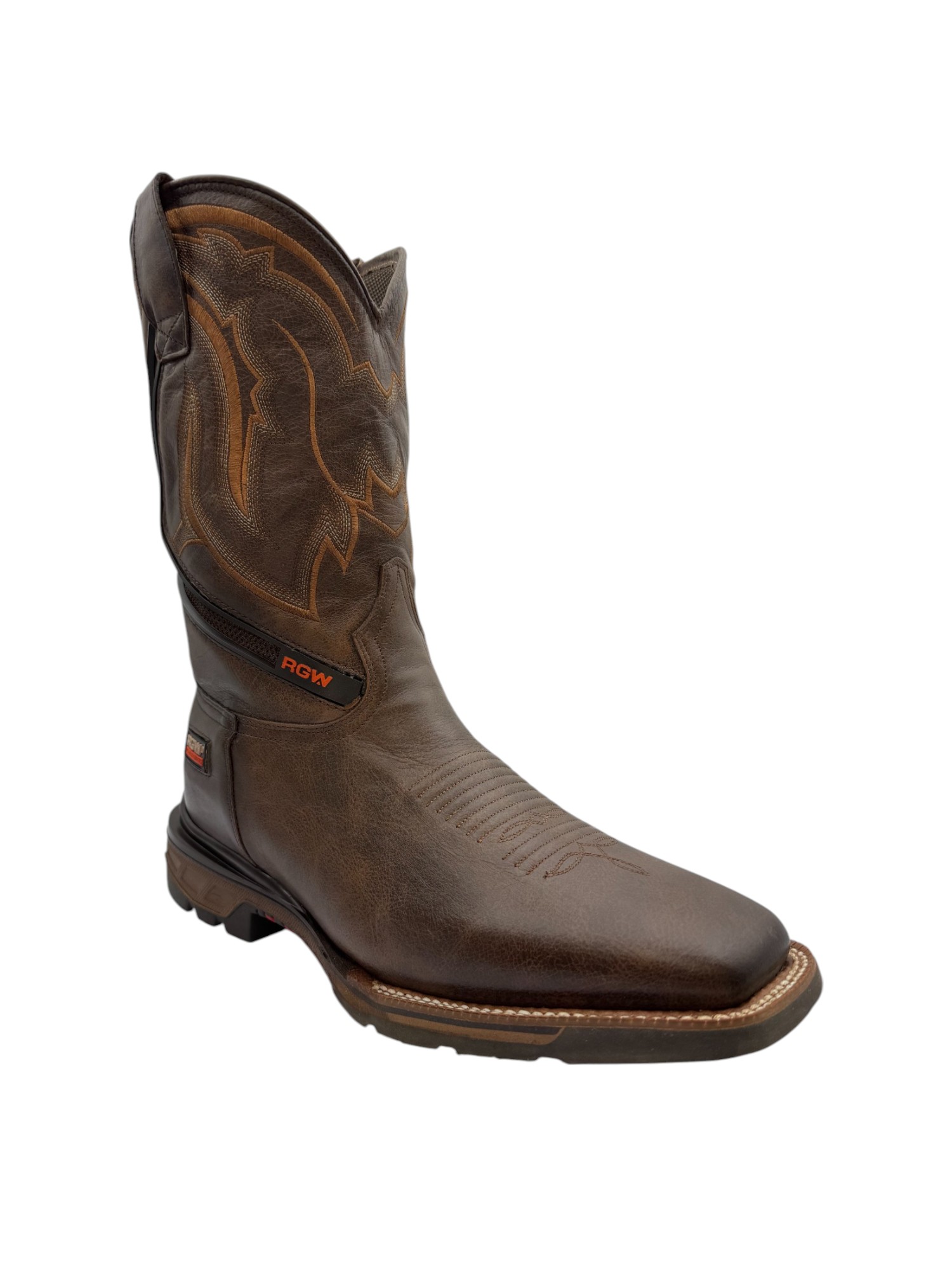 BOTA RIO GRANDE EN PIEL ATANADO TAN CON SUELA 3DX