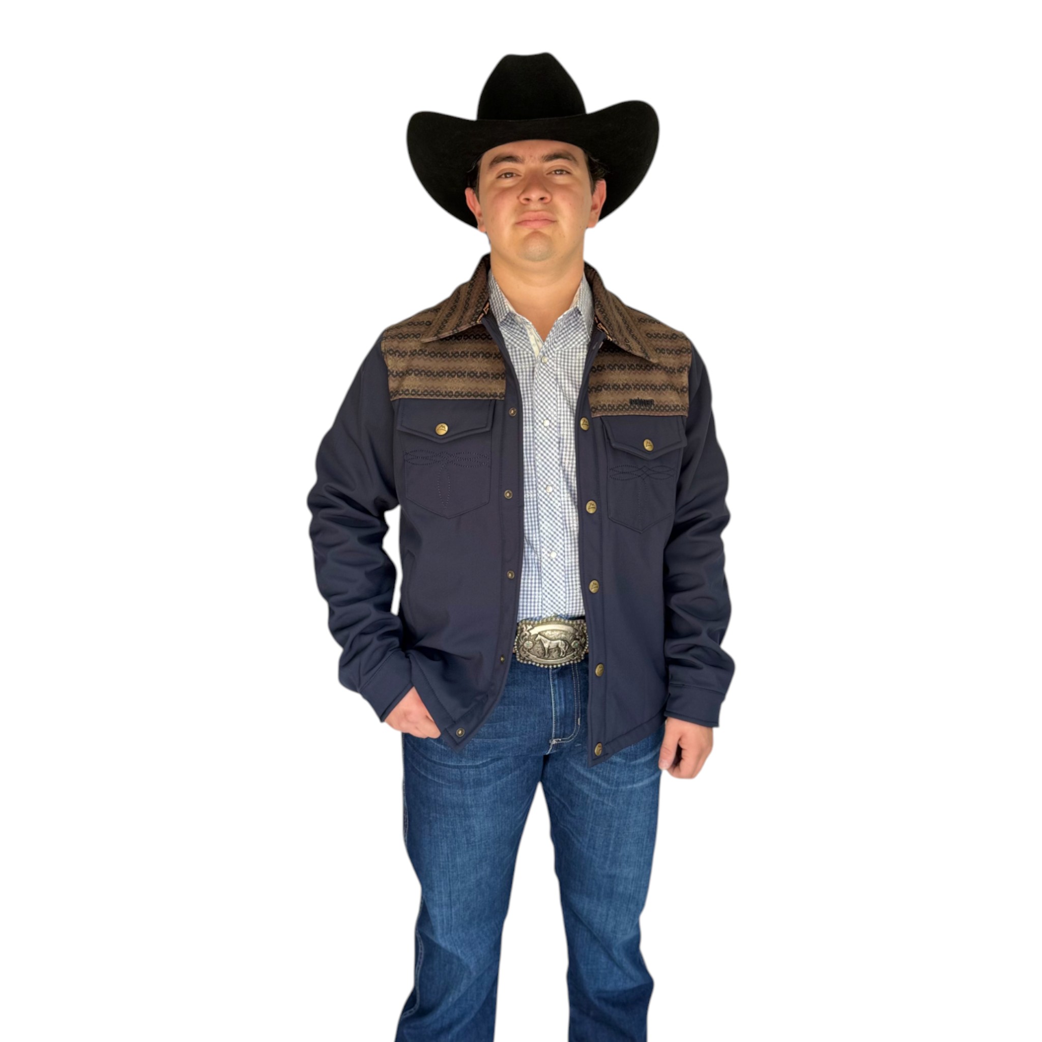 IMG_5263-Photoroom CHAMARRA DENVER SPANDEX TONATIUH BROWN/NAVY AZUL