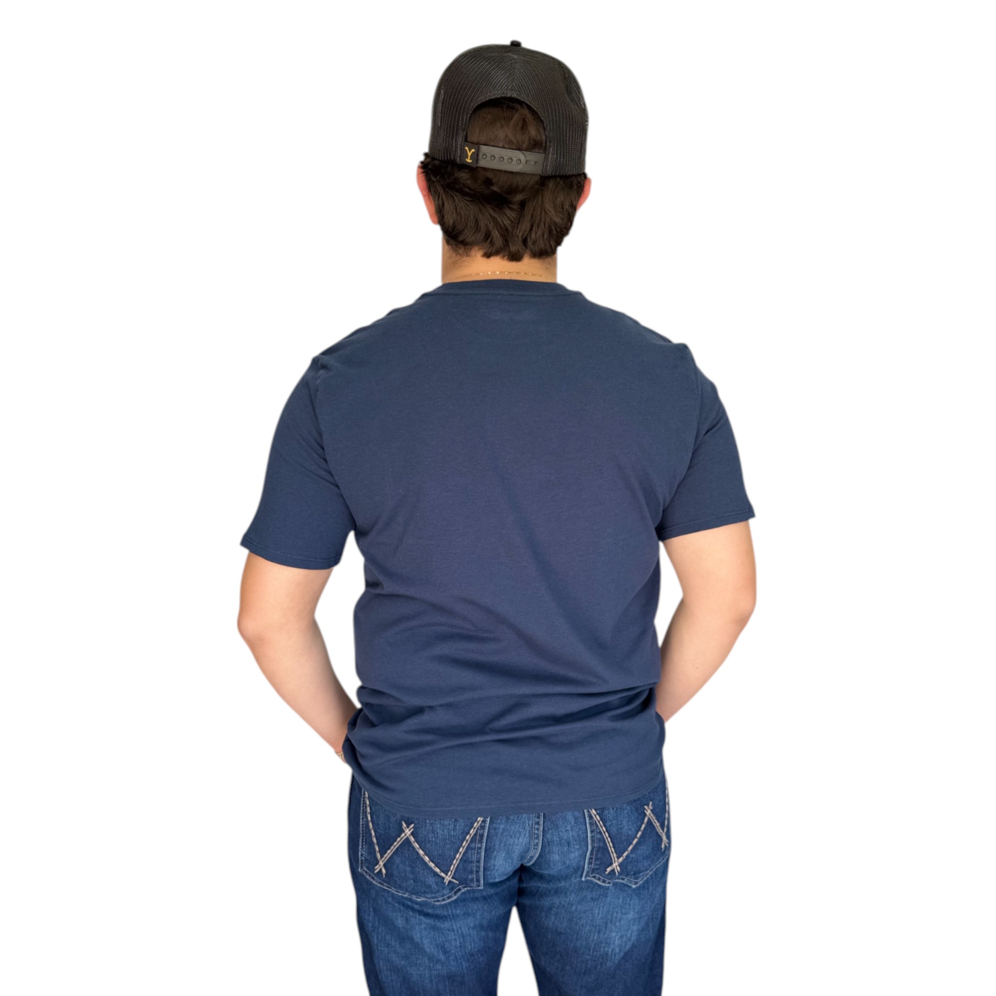 IMG_5269-Photoroom PLAYERA WRANGLER AZUL ESTAMPADO BRONCO